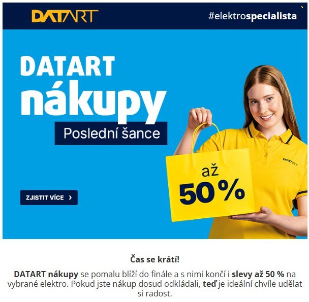 DATART leták - Datart nákupy