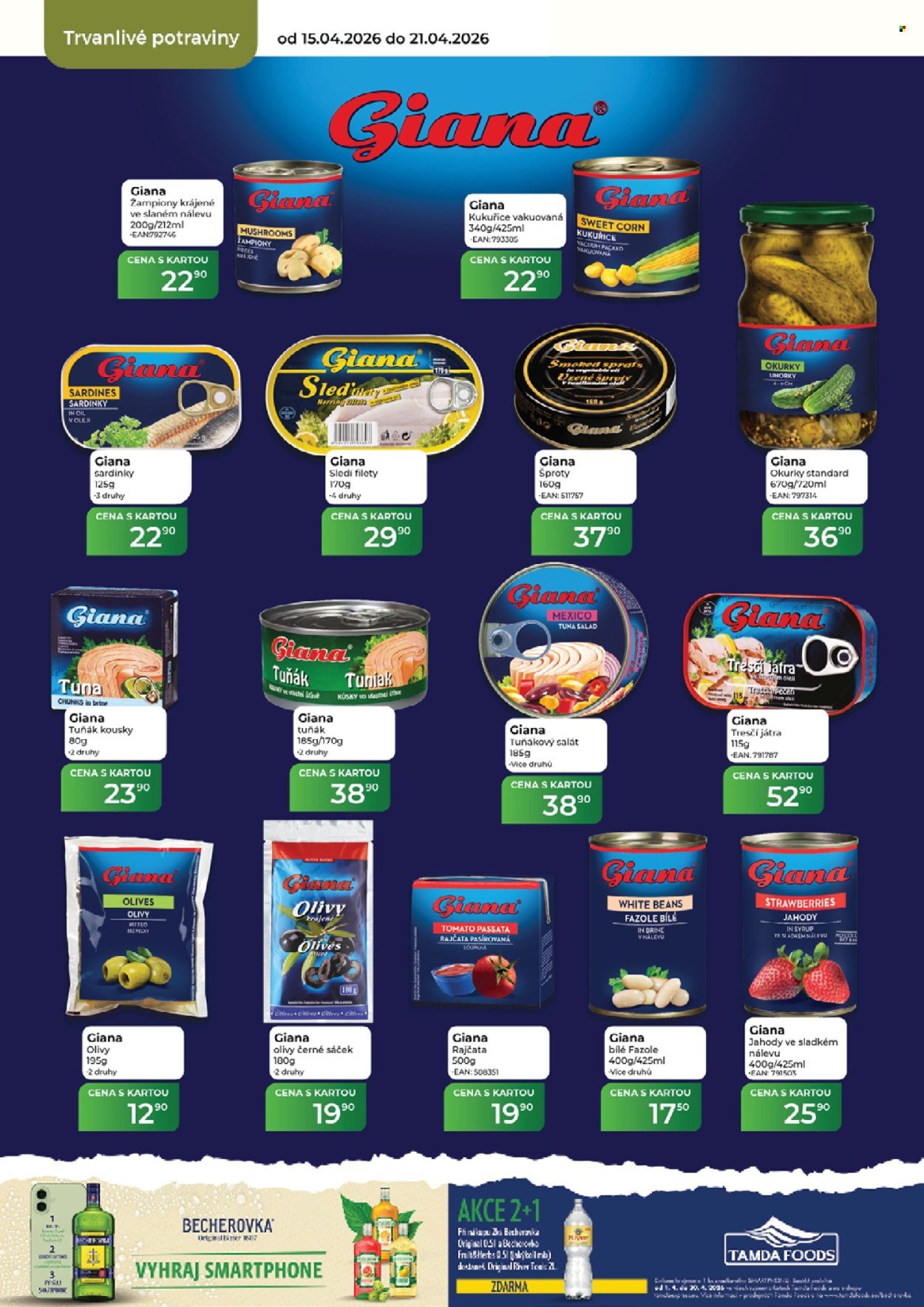 TAMDA FOODS leták - Od středy 15.4.2026 (2026-04-15 - 2026-04-21)