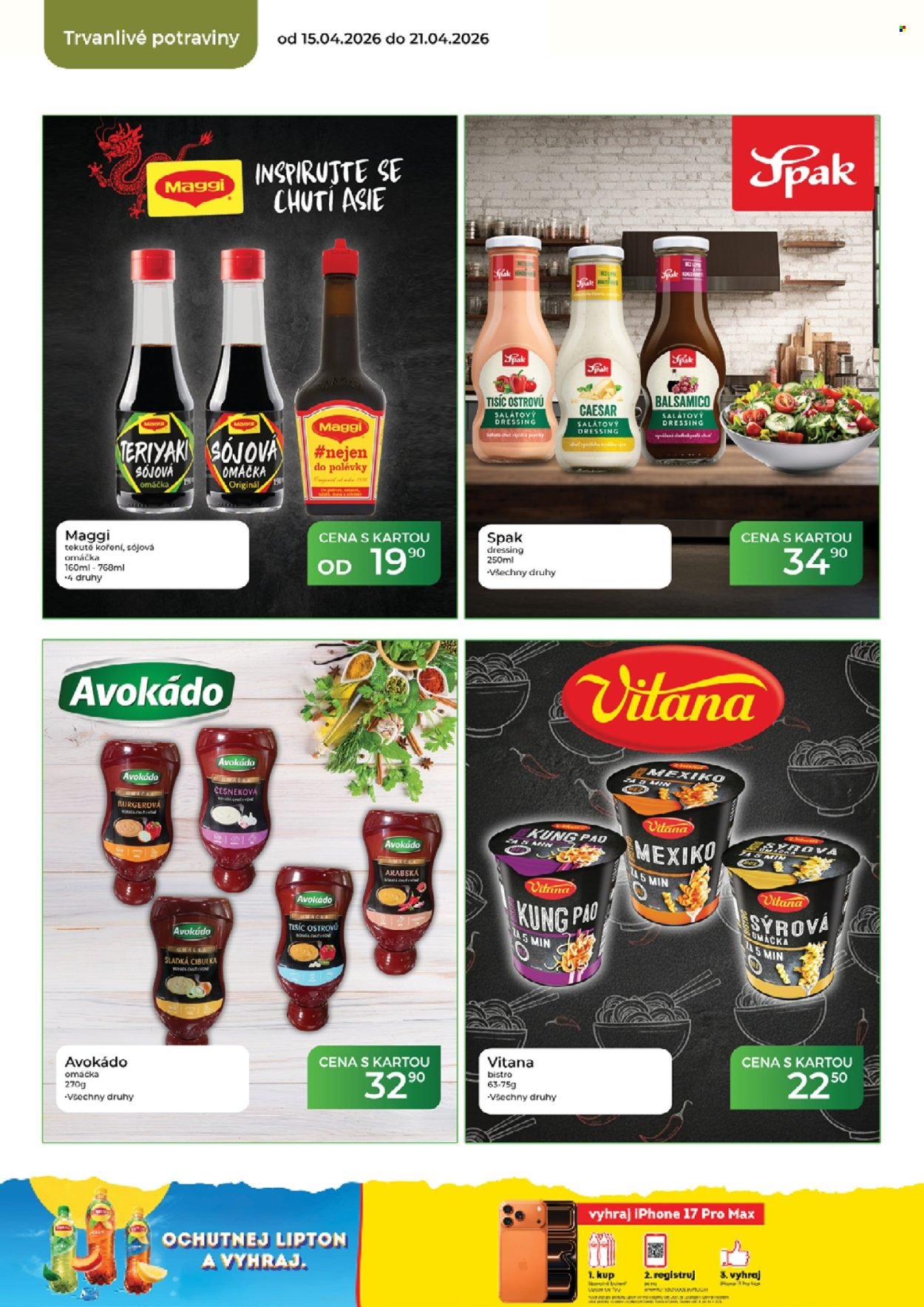 TAMDA FOODS leták - Od středy 15.4.2026 (2026-04-15 - 2026-04-21)