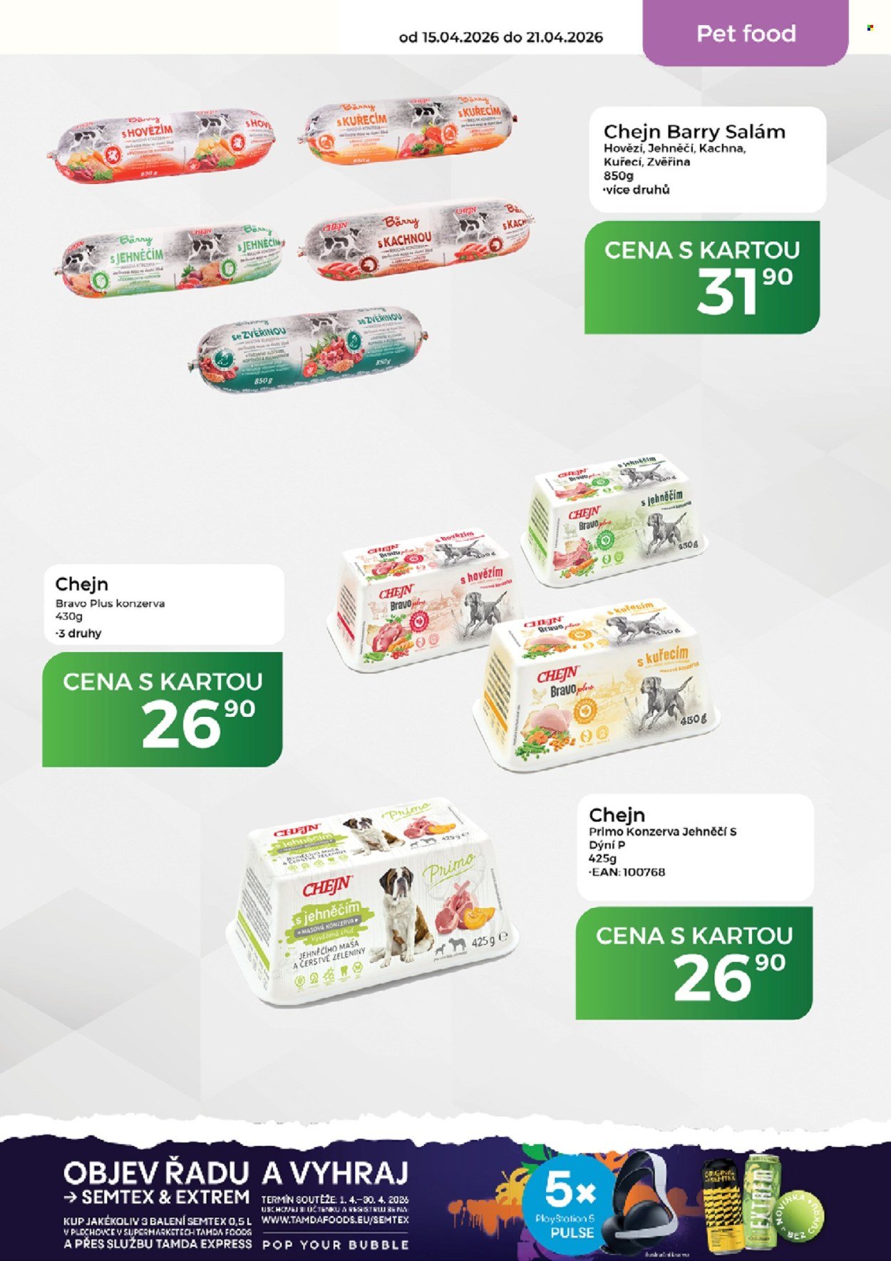 TAMDA FOODS leták - Od středy 15.4.2026 (2026-04-15 - 2026-04-21)