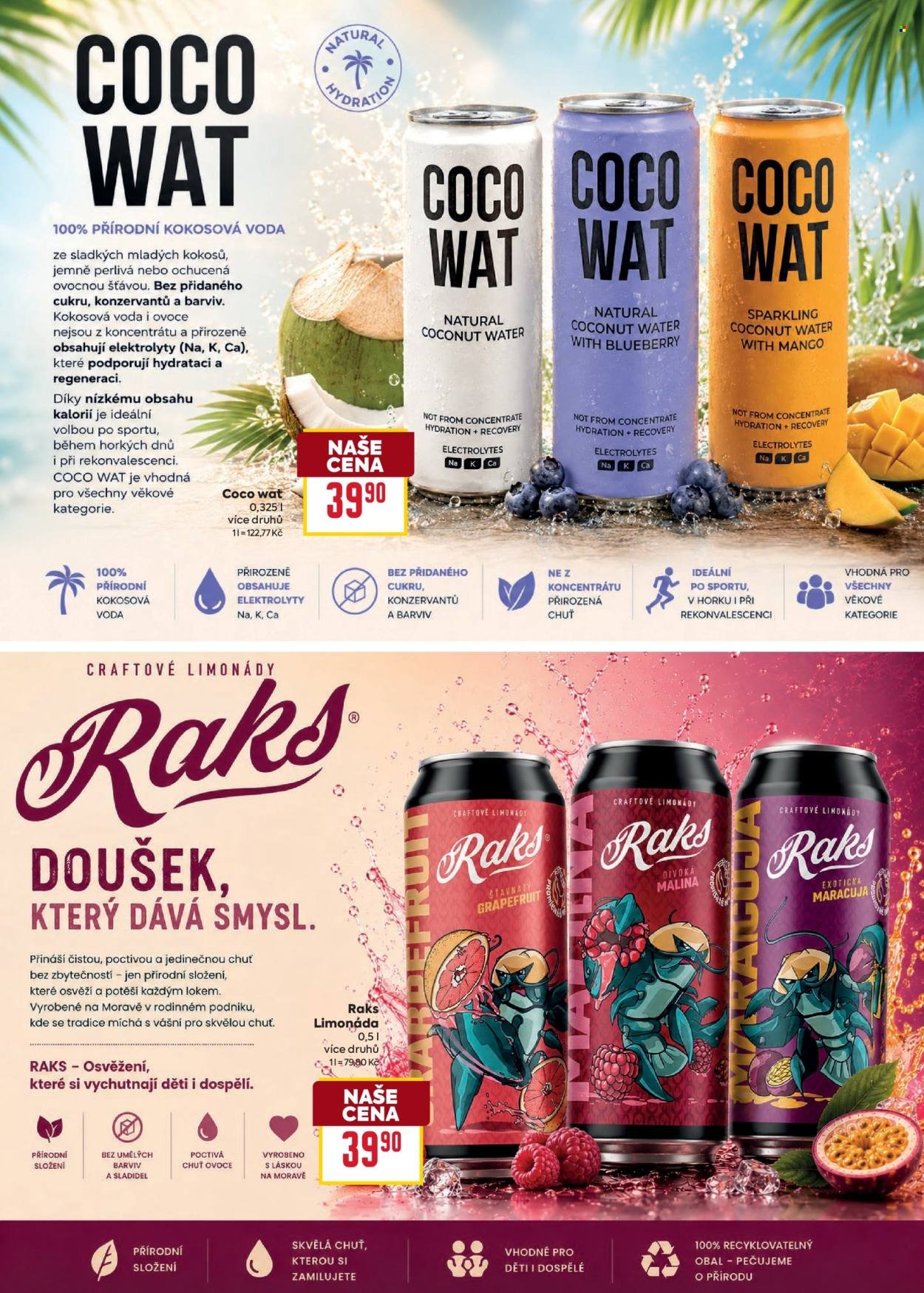 BILLA leták - Léto plné osvěžujících drinků