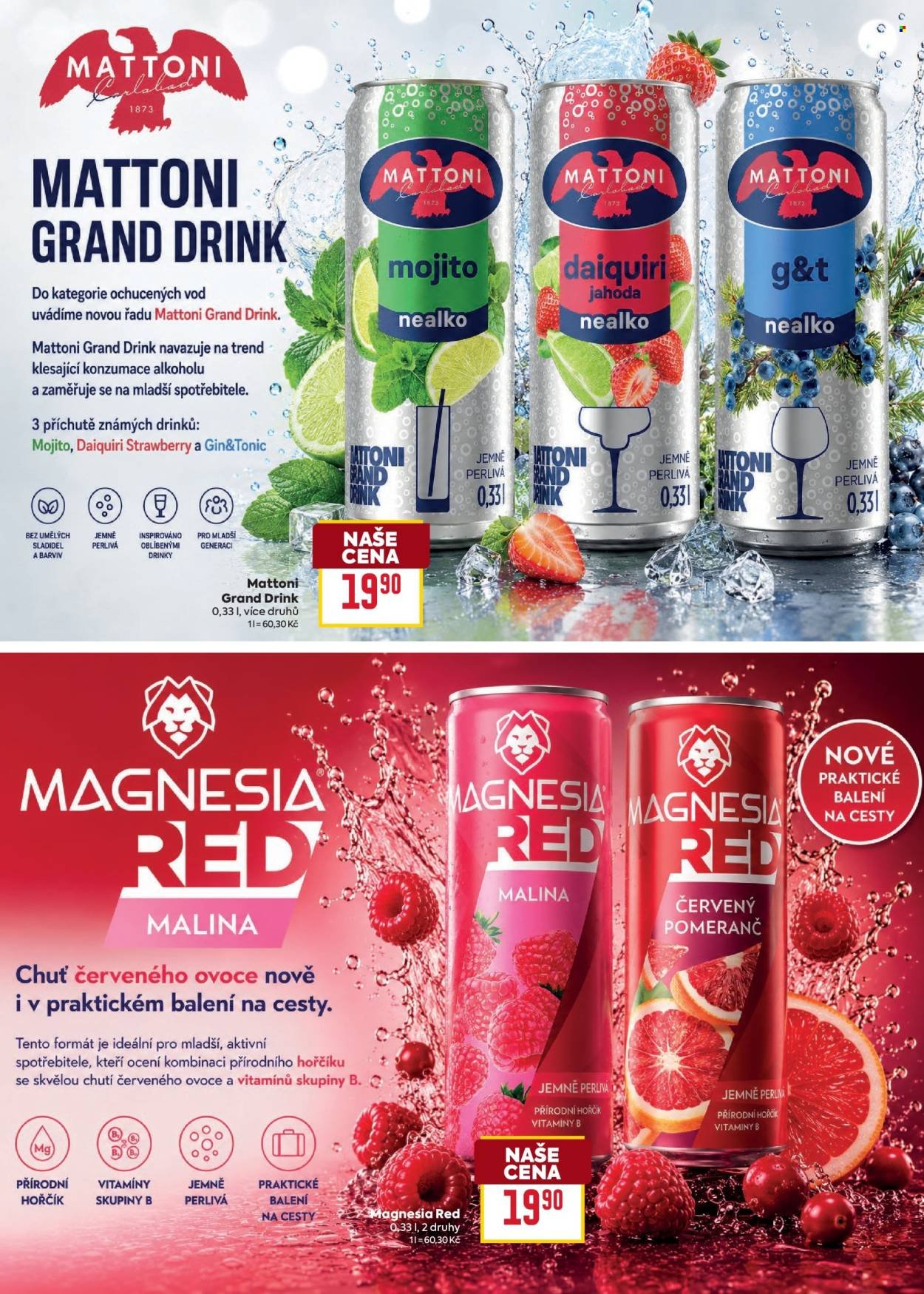 BILLA leták - Léto plné osvěžujících drinků