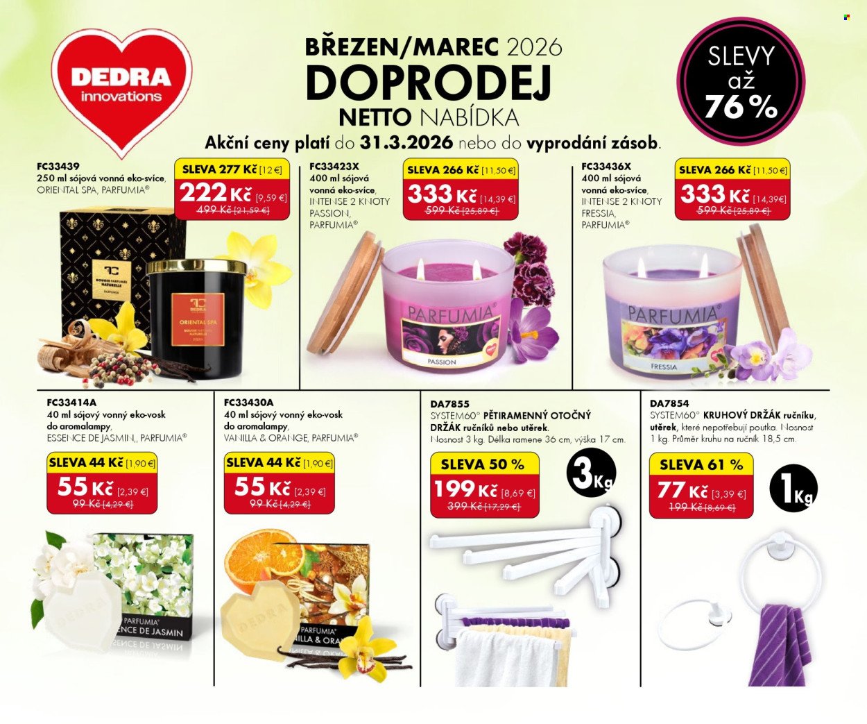 DEDRA leták - Doprodej (2026-03-01 - 2026-03-31)