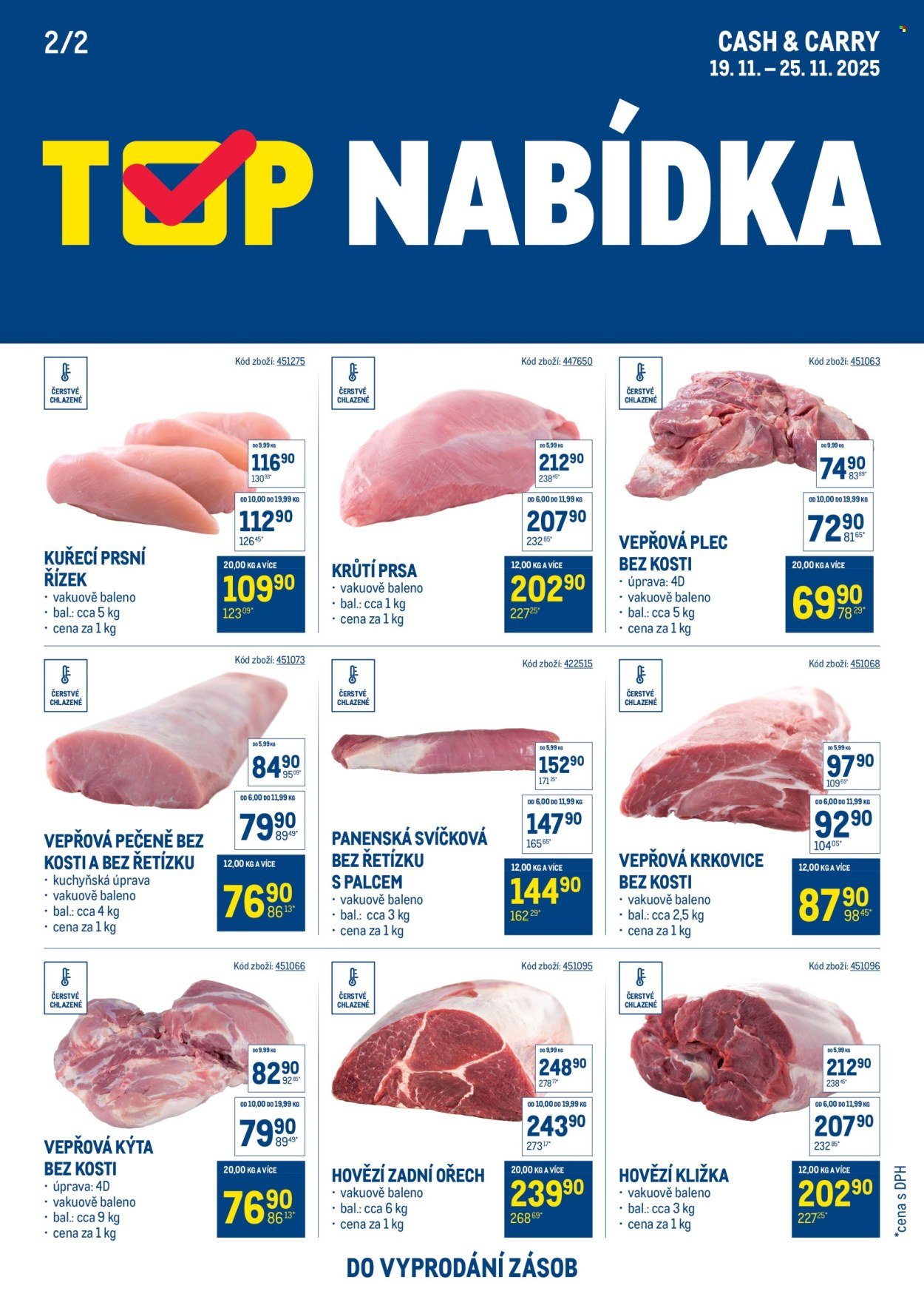 MAKRO leták - TOP maso (2025-11-19 - 2025-11-25)