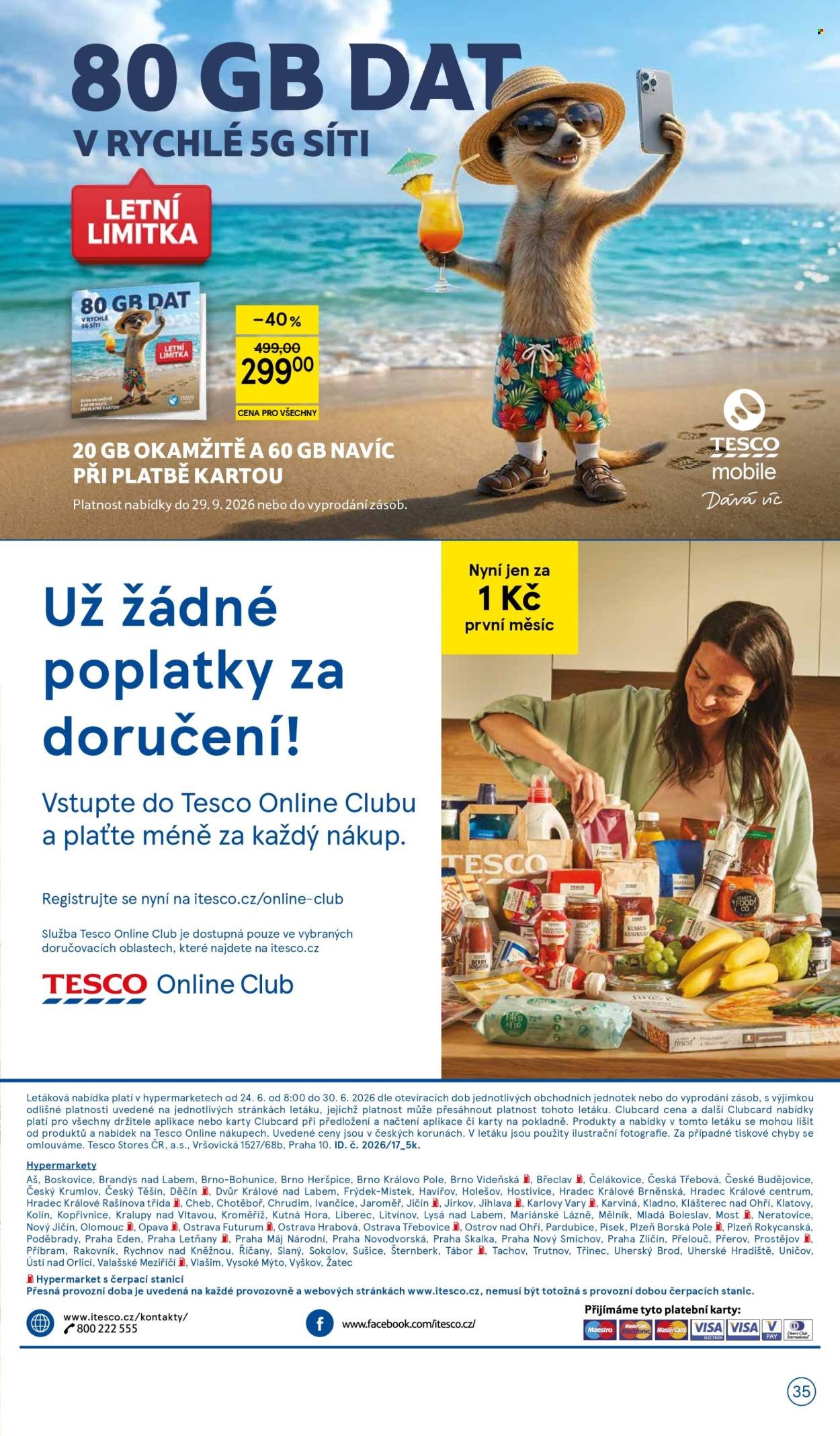 TESCO leták - Od středy 24.6.2026