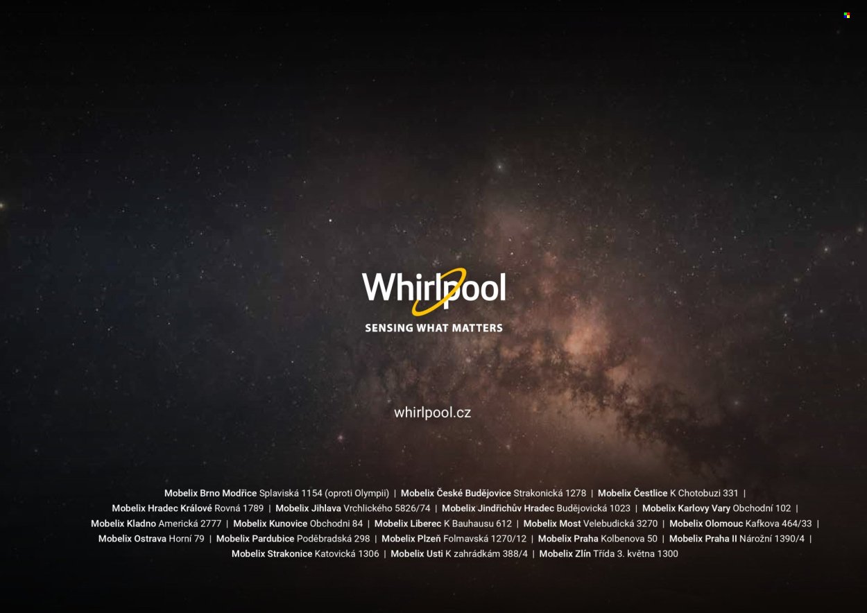 MÖBELIX leták - Whirlpool (2026-04-30 - 2026-07-31)
