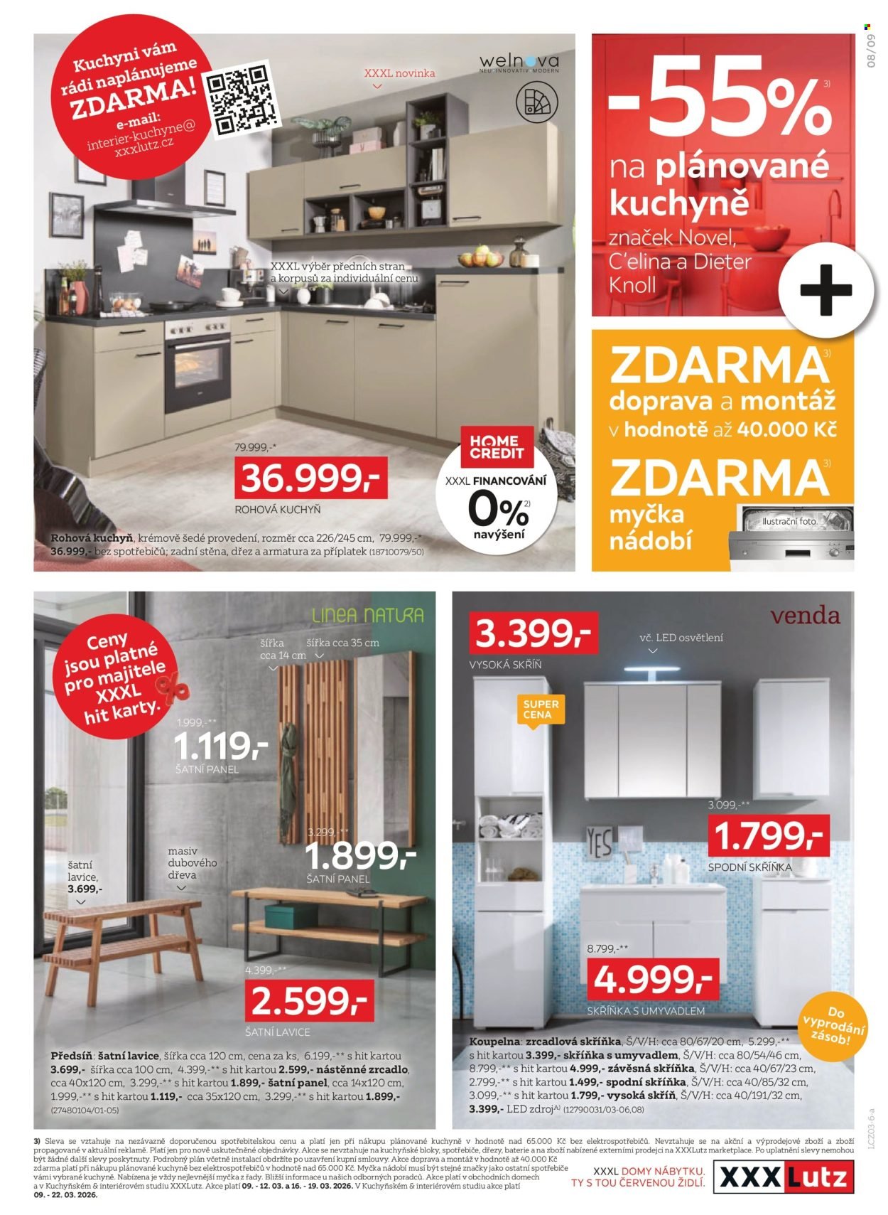 XXXLUTZ leták - Sleva 25 % na téměř vše (2026-03-09 - 2026-03-22)