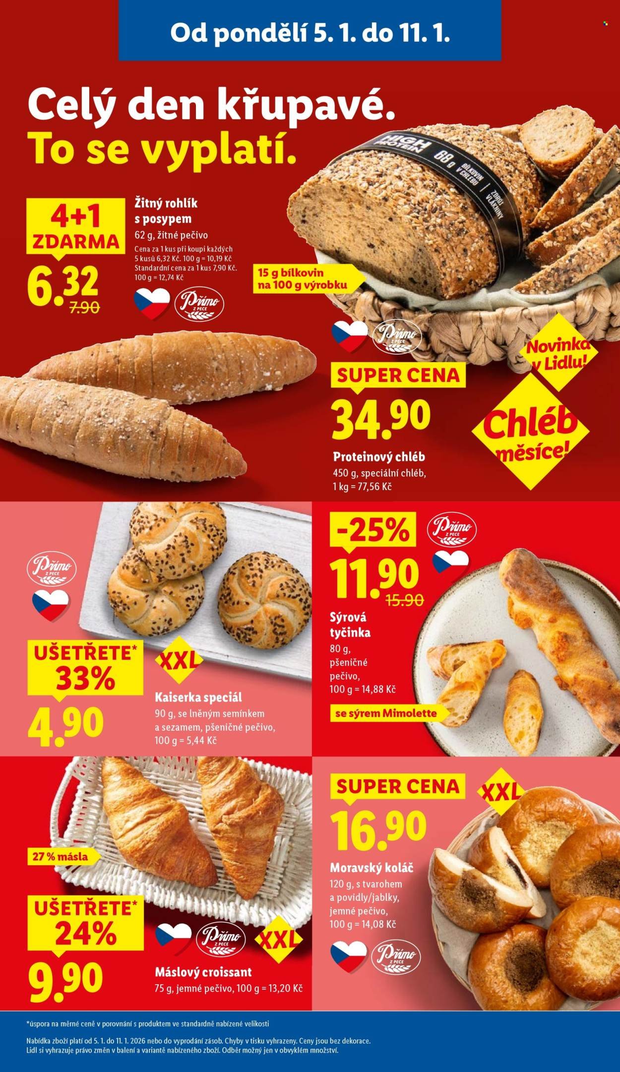 LIDL leták - Od pondělí 5.1.2026 (2026-01-05 - 2026-01-07)