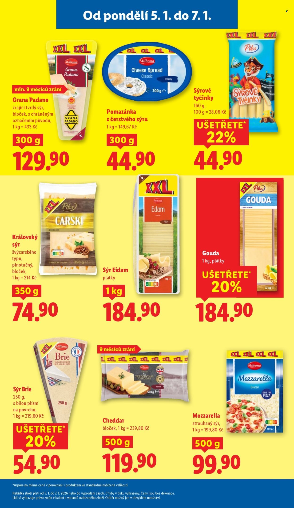 LIDL leták - Od pondělí 5.1.2026 (2026-01-05 - 2026-01-07)