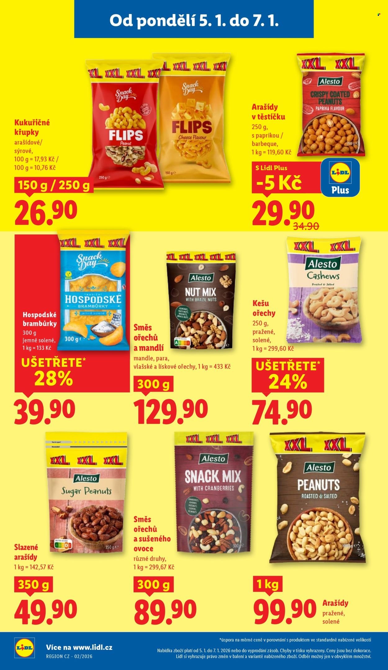 LIDL leták - Od pondělí 5.1.2026 (2026-01-05 - 2026-01-07)