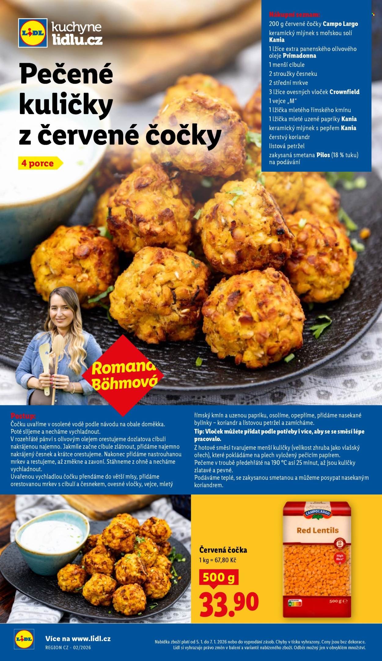 LIDL leták - Od pondělí 5.1.2026 (2026-01-05 - 2026-01-07)