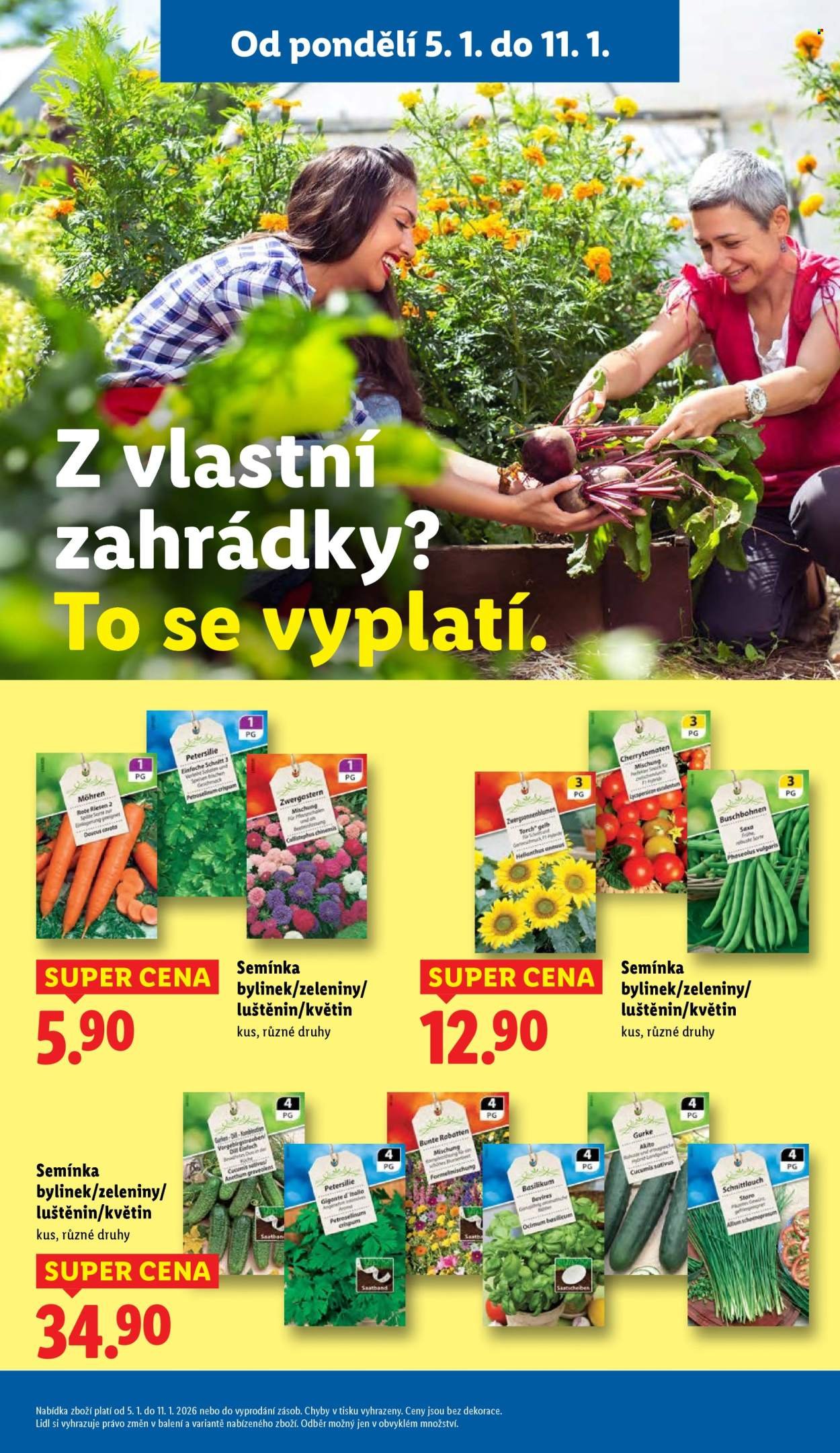 LIDL leták - Od pondělí 5.1.2026 (2026-01-05 - 2026-01-07)