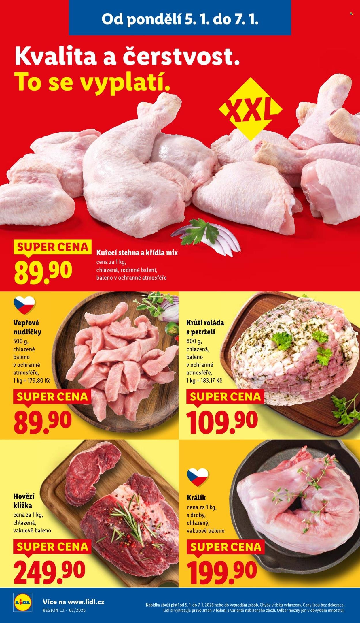 LIDL leták - Od pondělí 5.1.2026 (2026-01-05 - 2026-01-07)