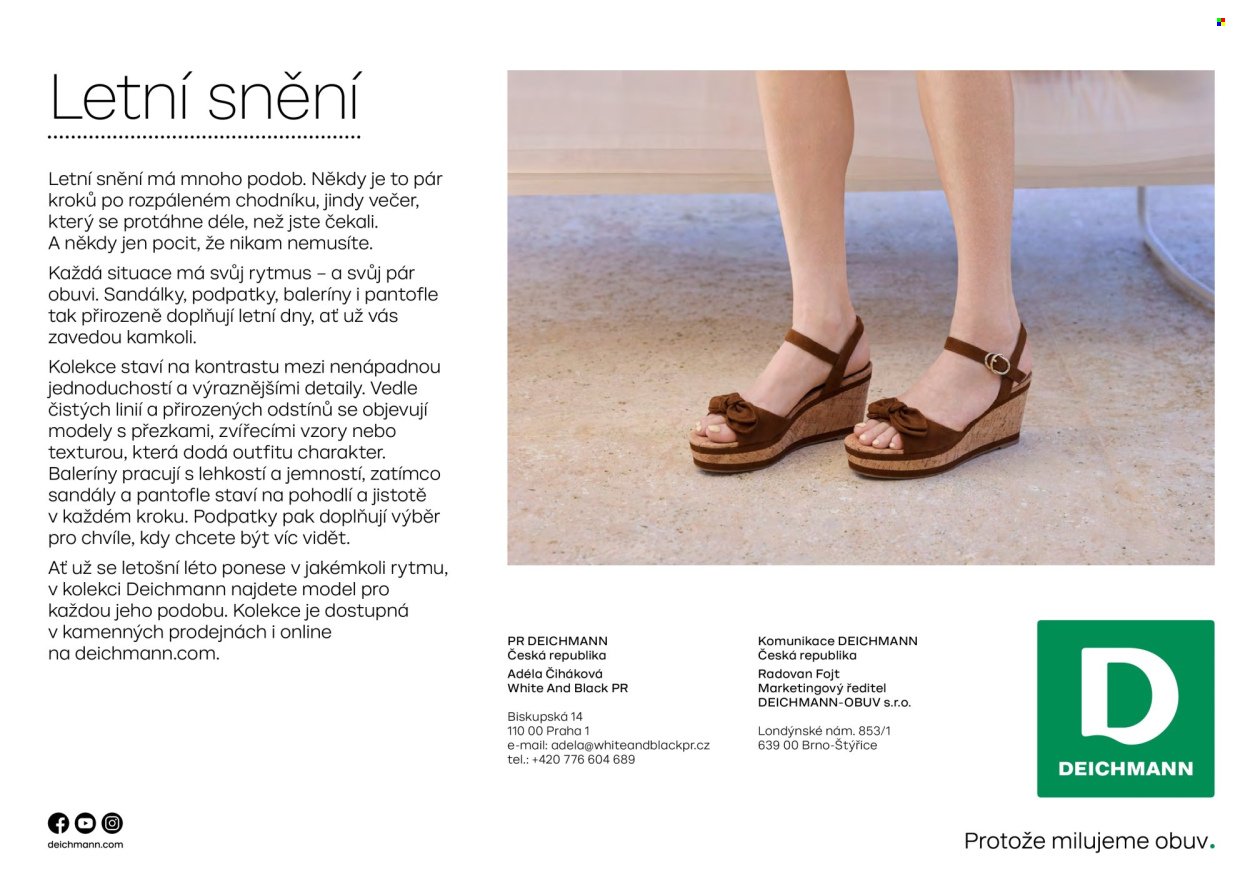 DEICHMANN leták - Style File - Letní snění