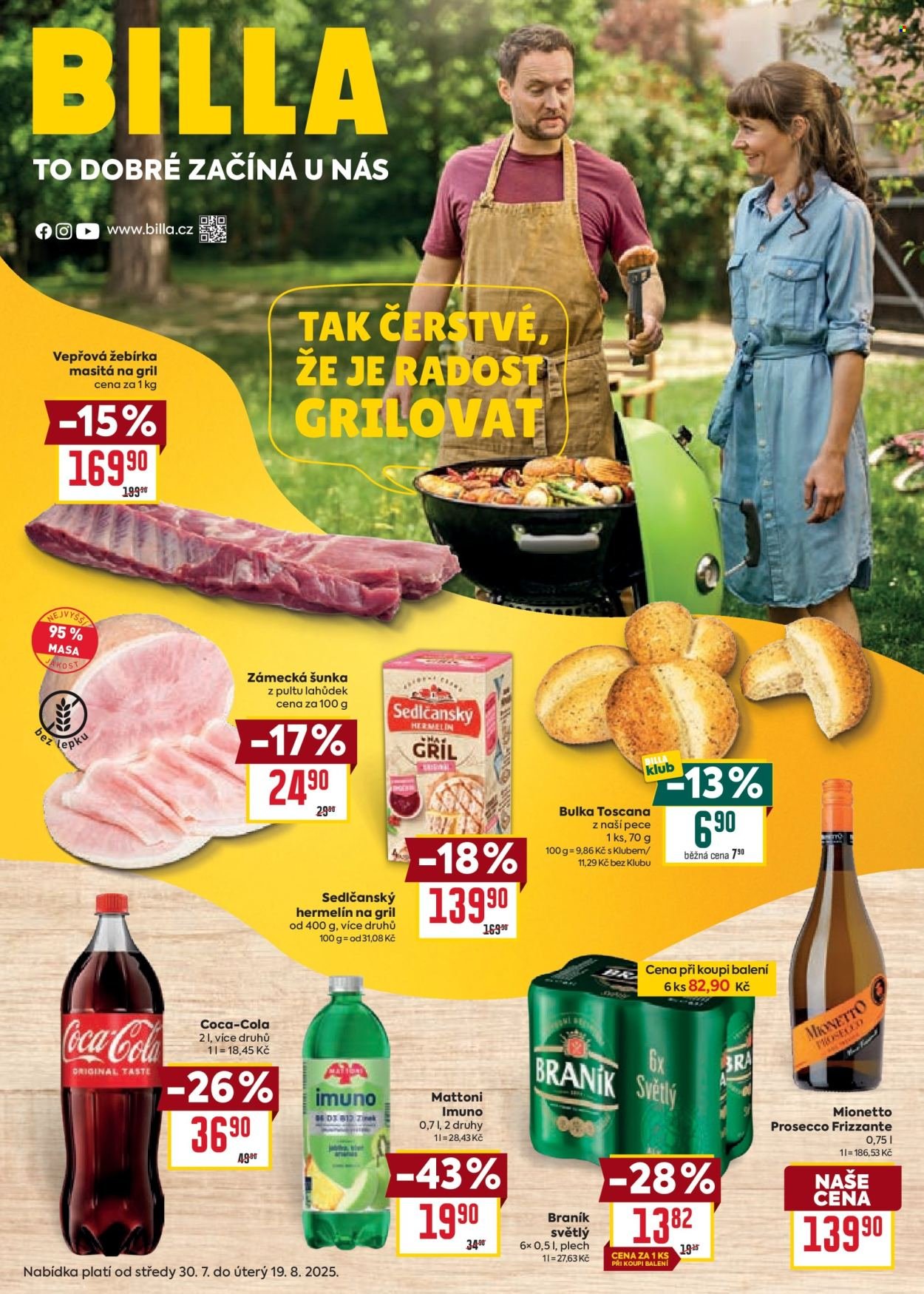 BILLA leták - Léto plné grilování (2025-07-30 - 2025-08-19)