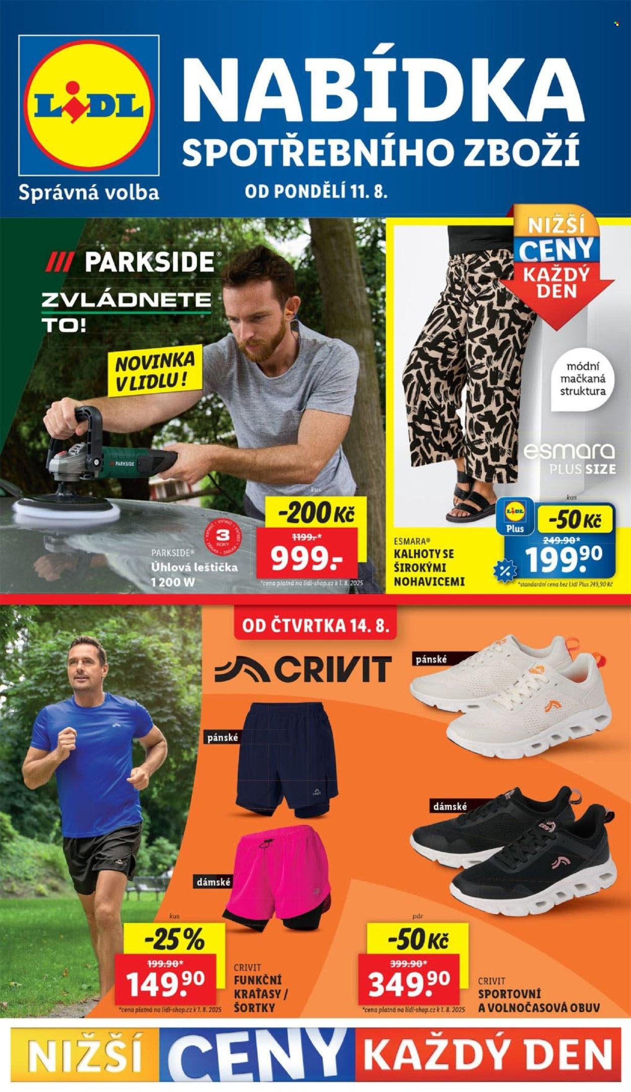 LIDL leták - Spotřební zboží (2025-08-11 - 2025-08-17)