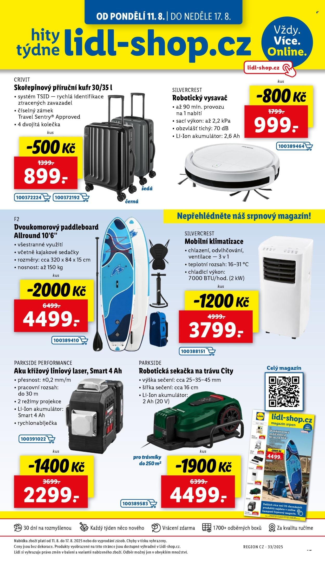 LIDL leták - Spotřební zboží (2025-08-11 - 2025-08-17)