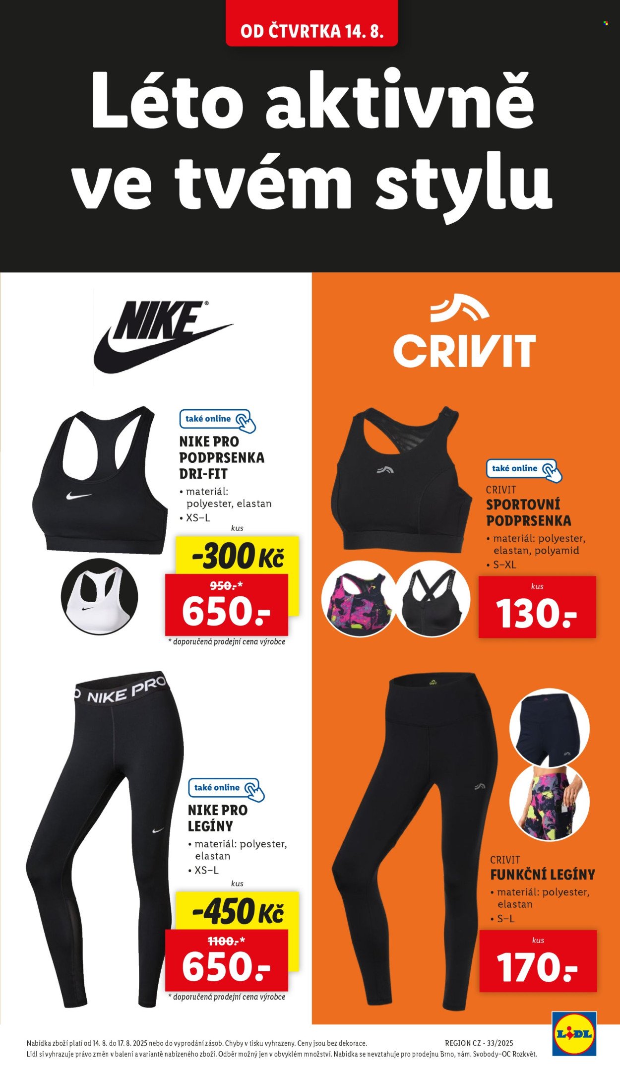 LIDL leták - Spotřební zboží (2025-08-11 - 2025-08-17)
