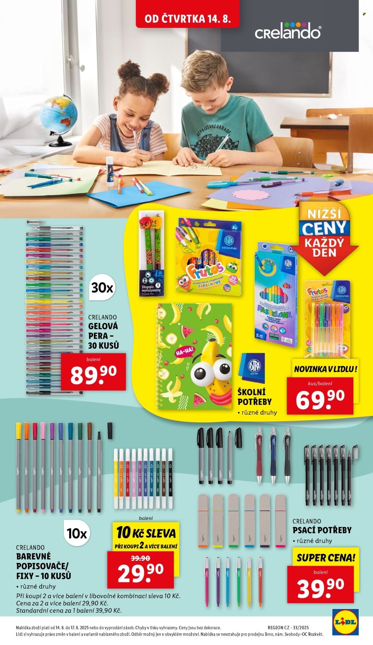 LIDL leták - Spotřební zboží (2025-08-11 - 2025-08-17)