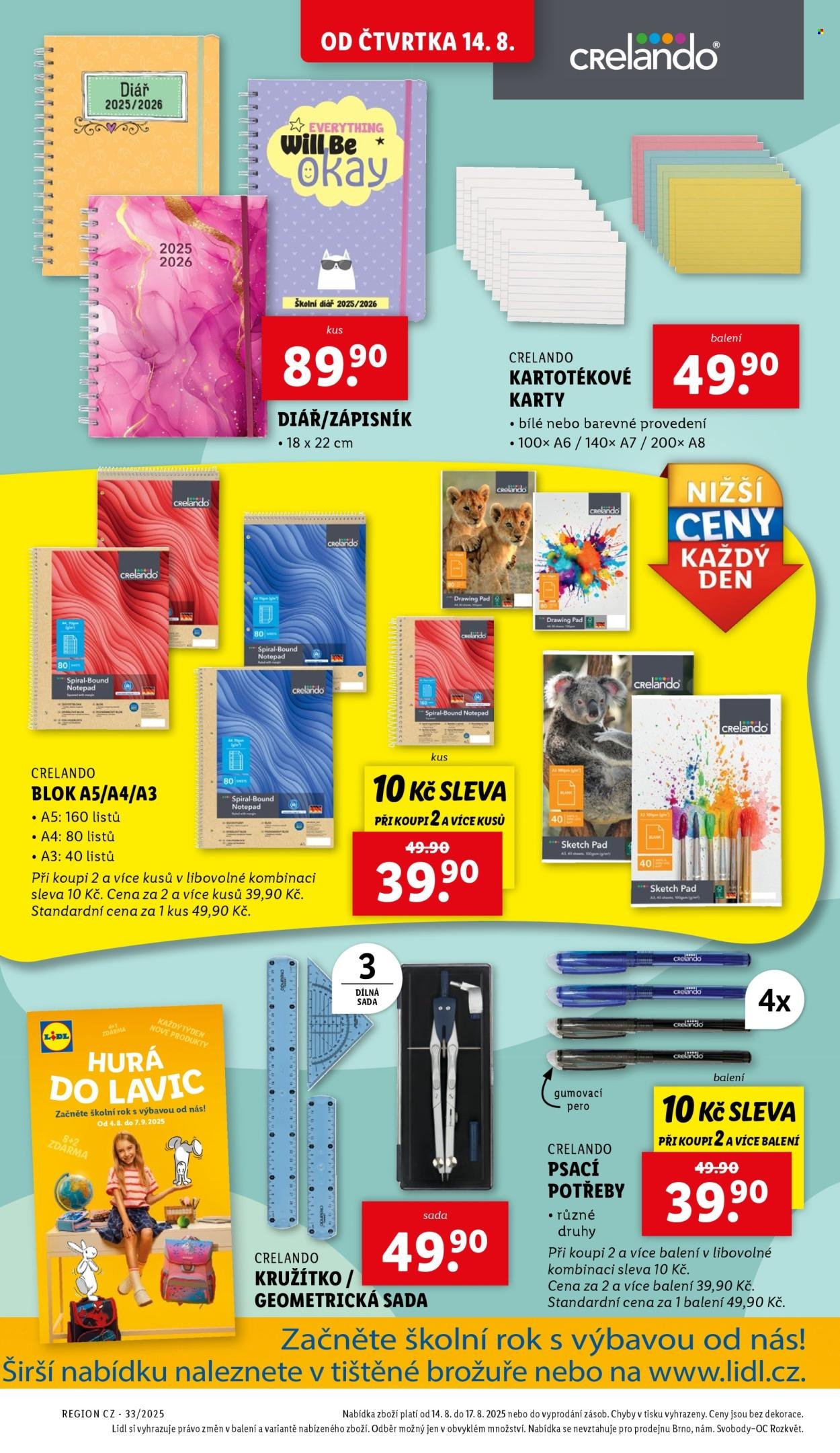 LIDL leták - Spotřební zboží (2025-08-11 - 2025-08-17)