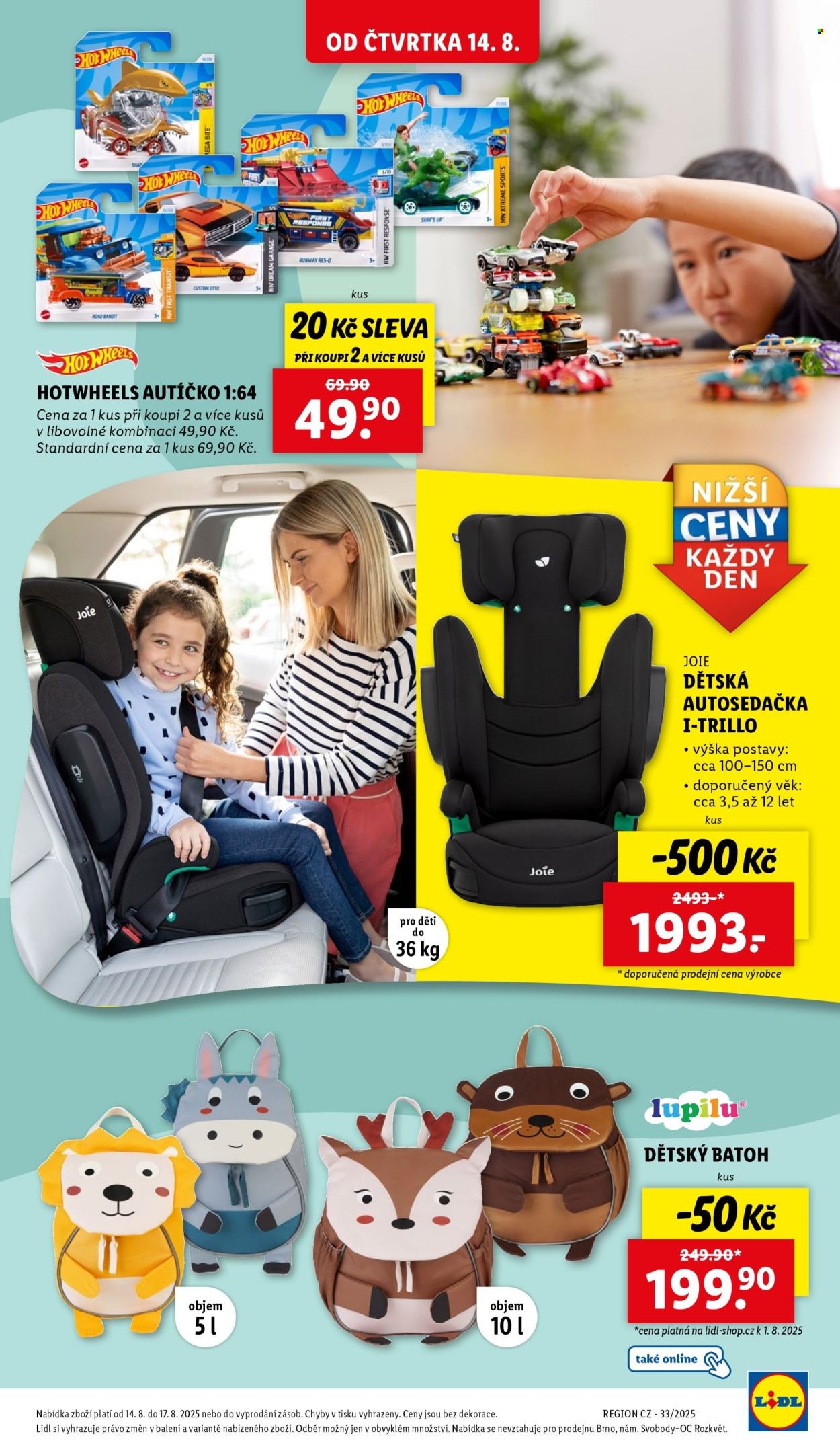 LIDL leták - Spotřební zboží (2025-08-11 - 2025-08-17)