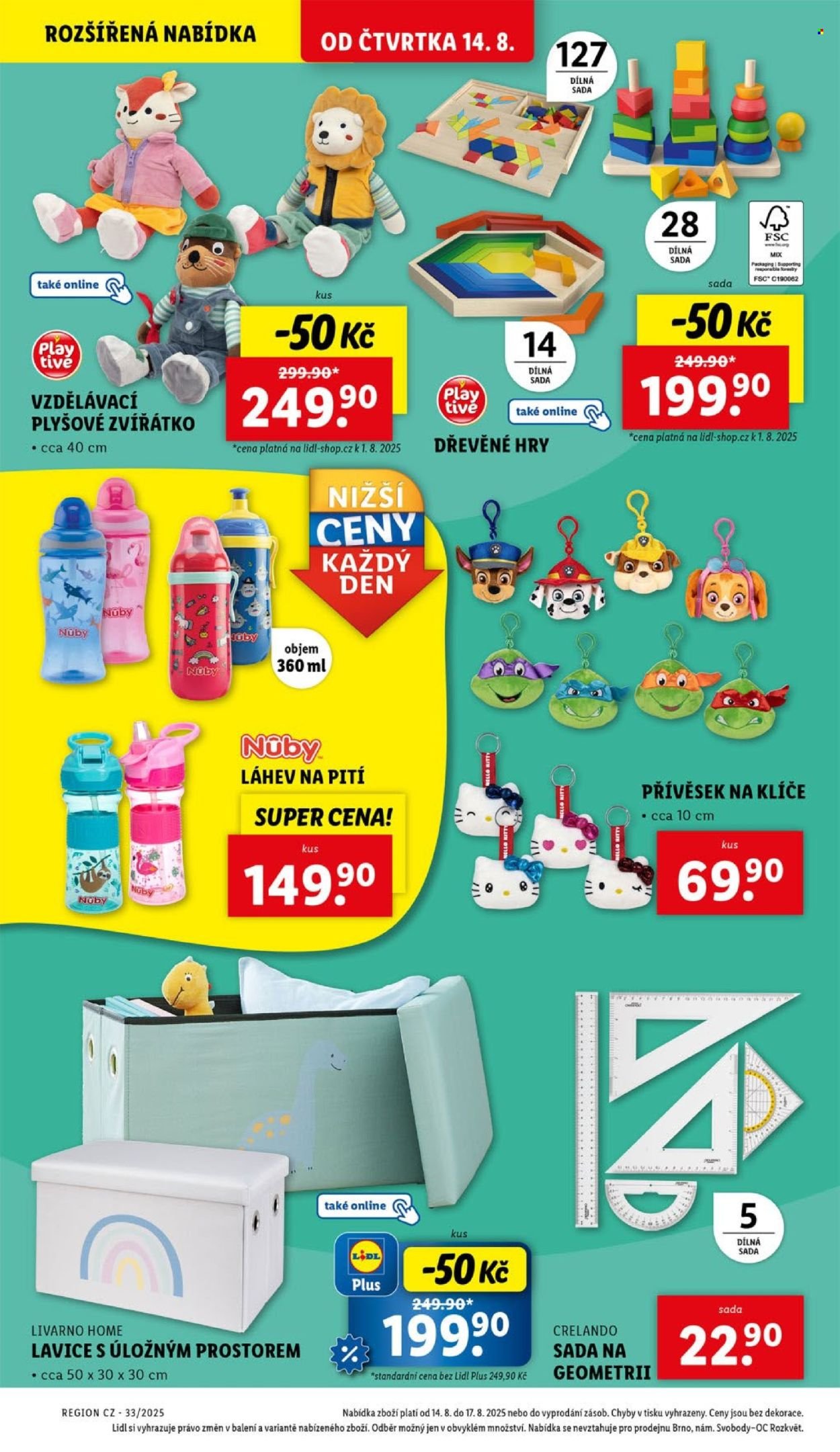 LIDL leták - Spotřební zboží (2025-08-11 - 2025-08-17)