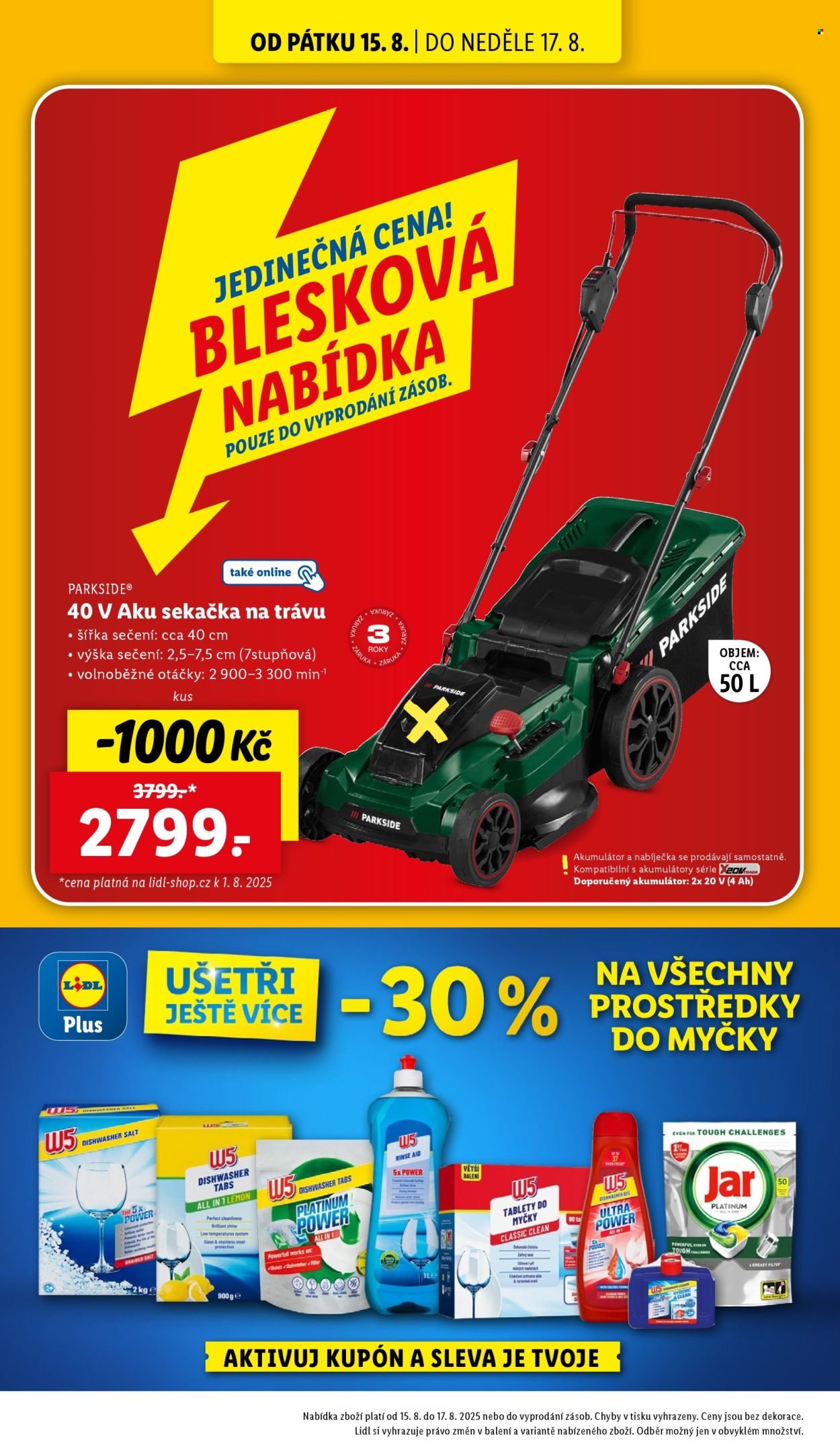 LIDL leták - Spotřební zboží (2025-08-11 - 2025-08-17)