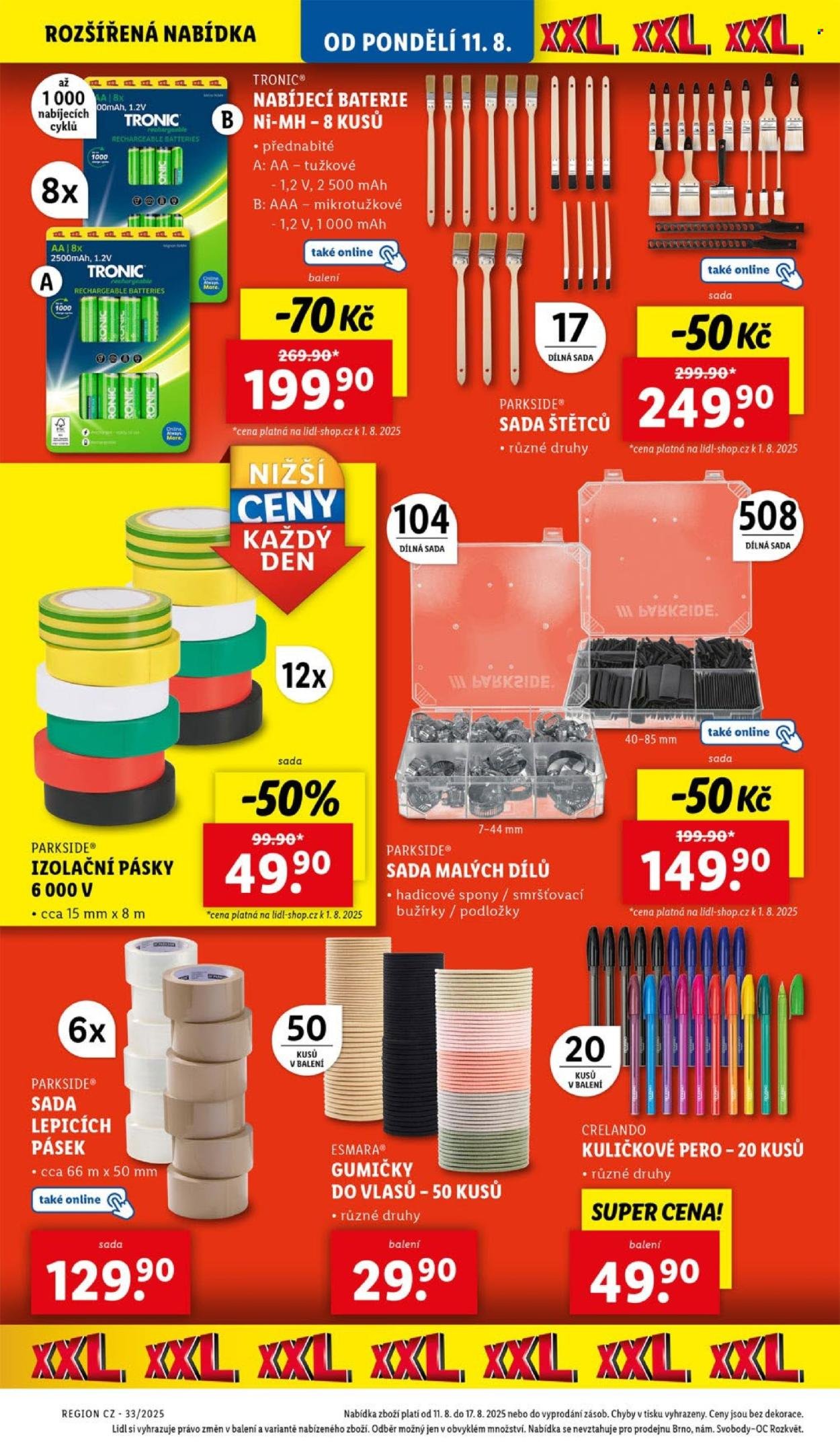 LIDL leták - Spotřební zboží (2025-08-11 - 2025-08-17)