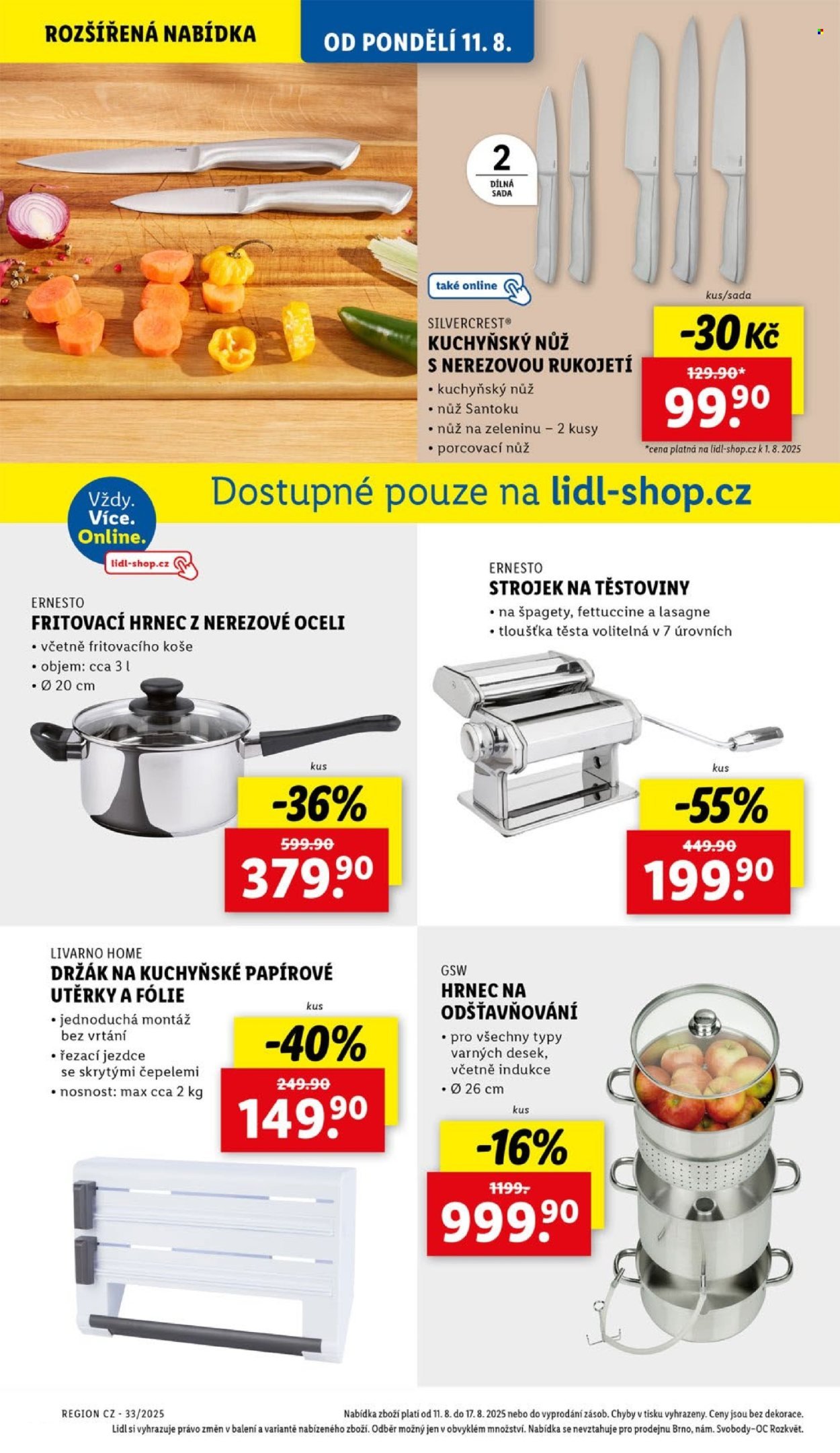 LIDL leták - Spotřební zboží (2025-08-11 - 2025-08-17)