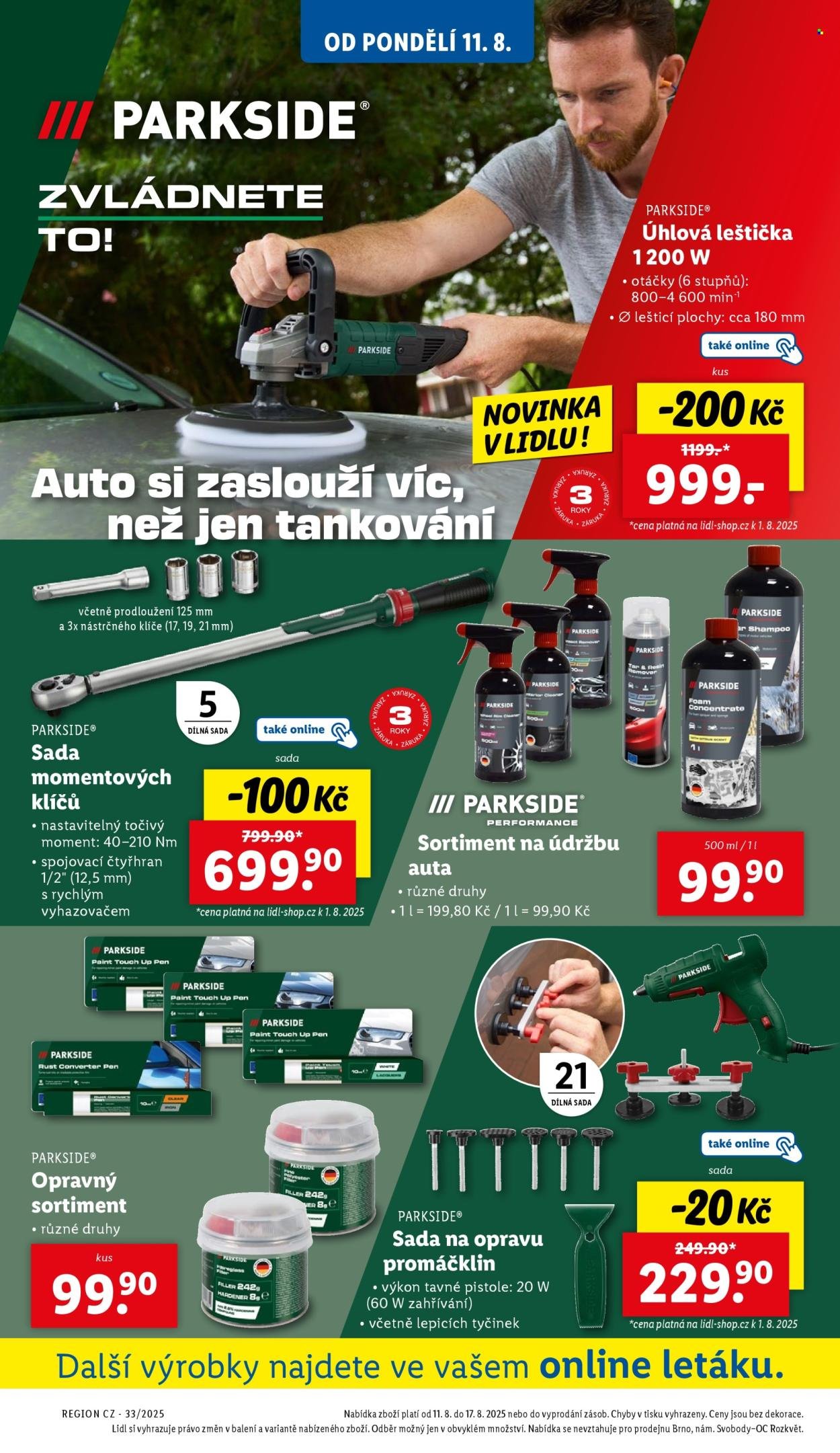LIDL leták - Spotřební zboží (2025-08-11 - 2025-08-17)