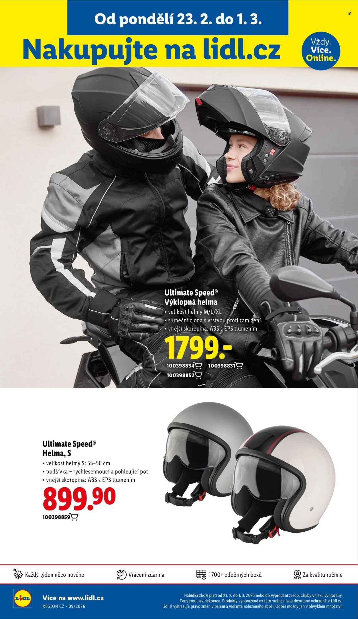 LIDL leták - Spotřební zboží (2026-02-23 - 2026-03-01)