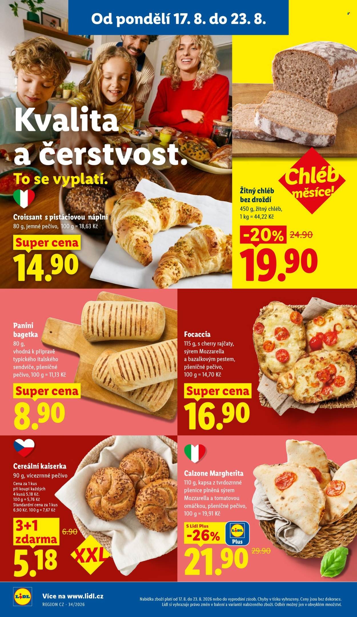 LIDL leták - Od pondělí 17.8.2026