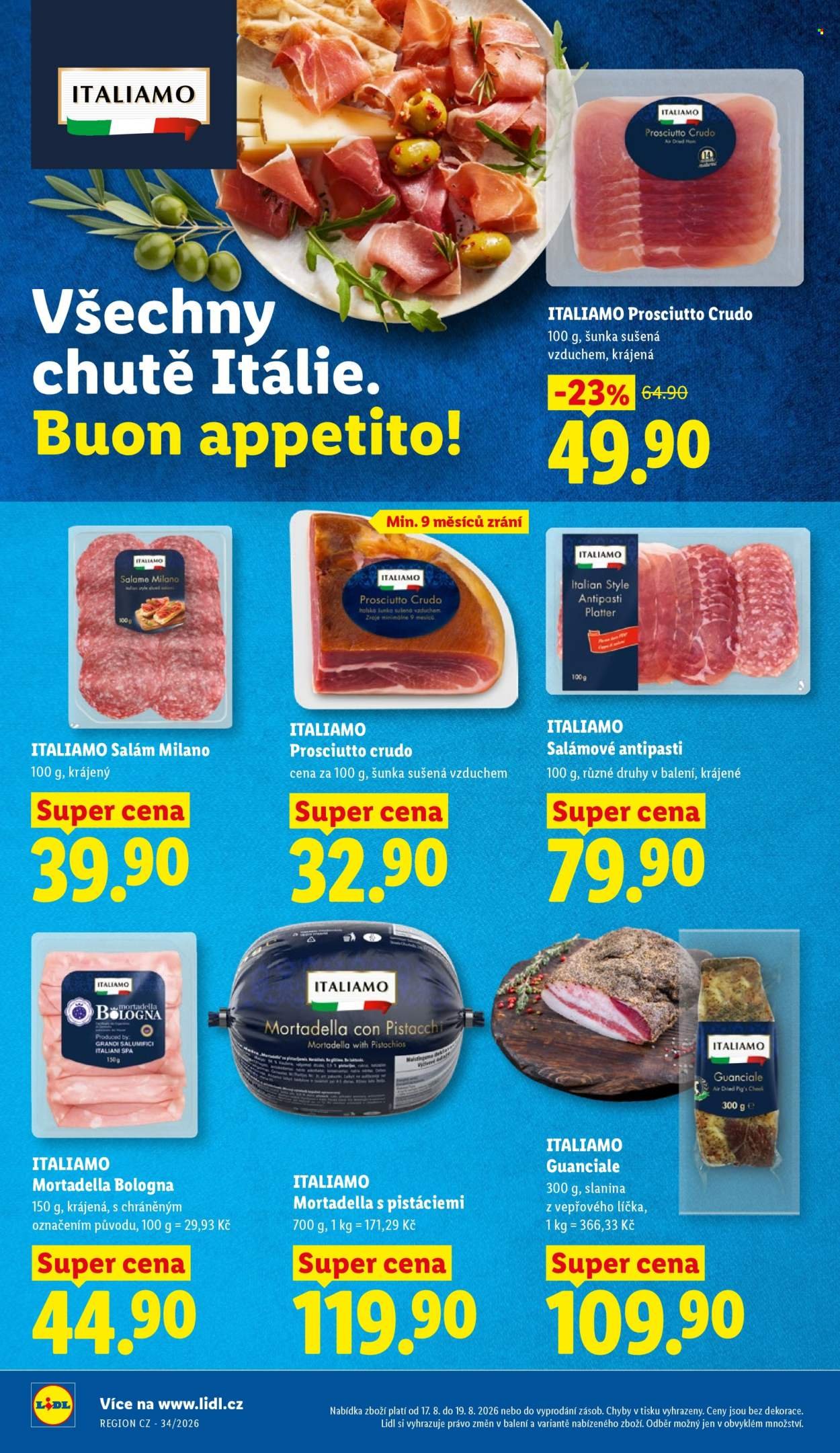 LIDL leták - Od pondělí 17.8.2026