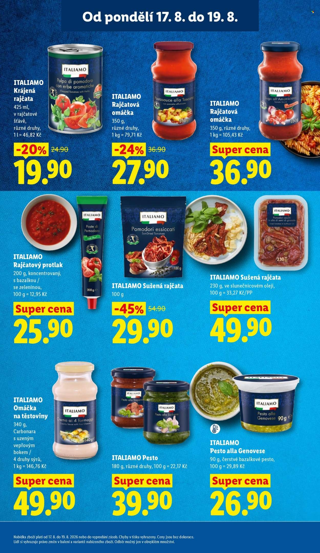 LIDL leták - Od pondělí 17.8.2026