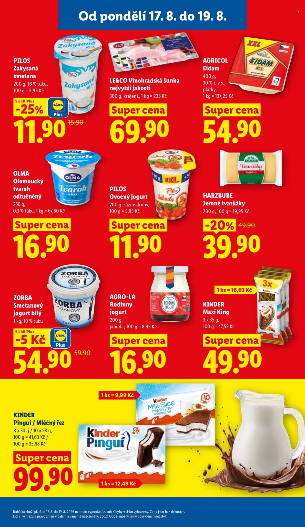 LIDL leták - Od pondělí 17.8.2026