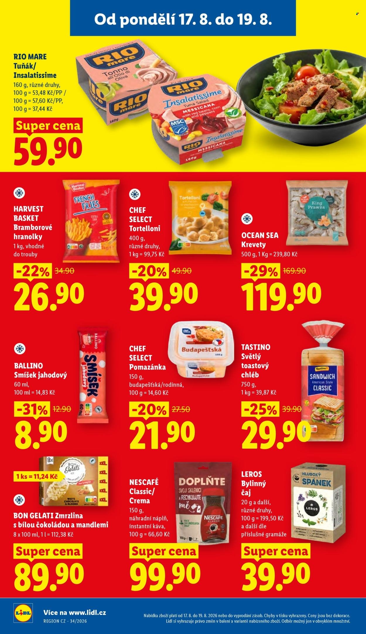 LIDL leták - Od pondělí 17.8.2026