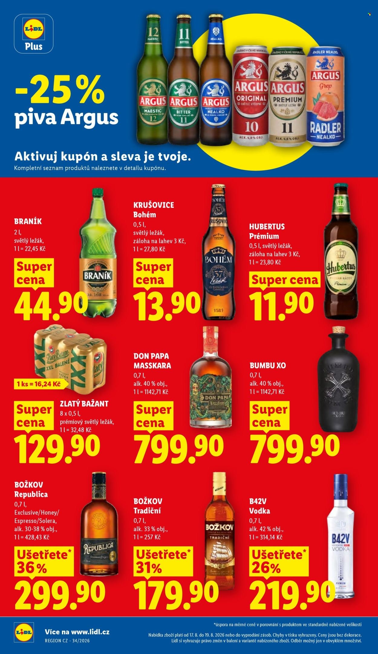 LIDL leták - Od pondělí 17.8.2026