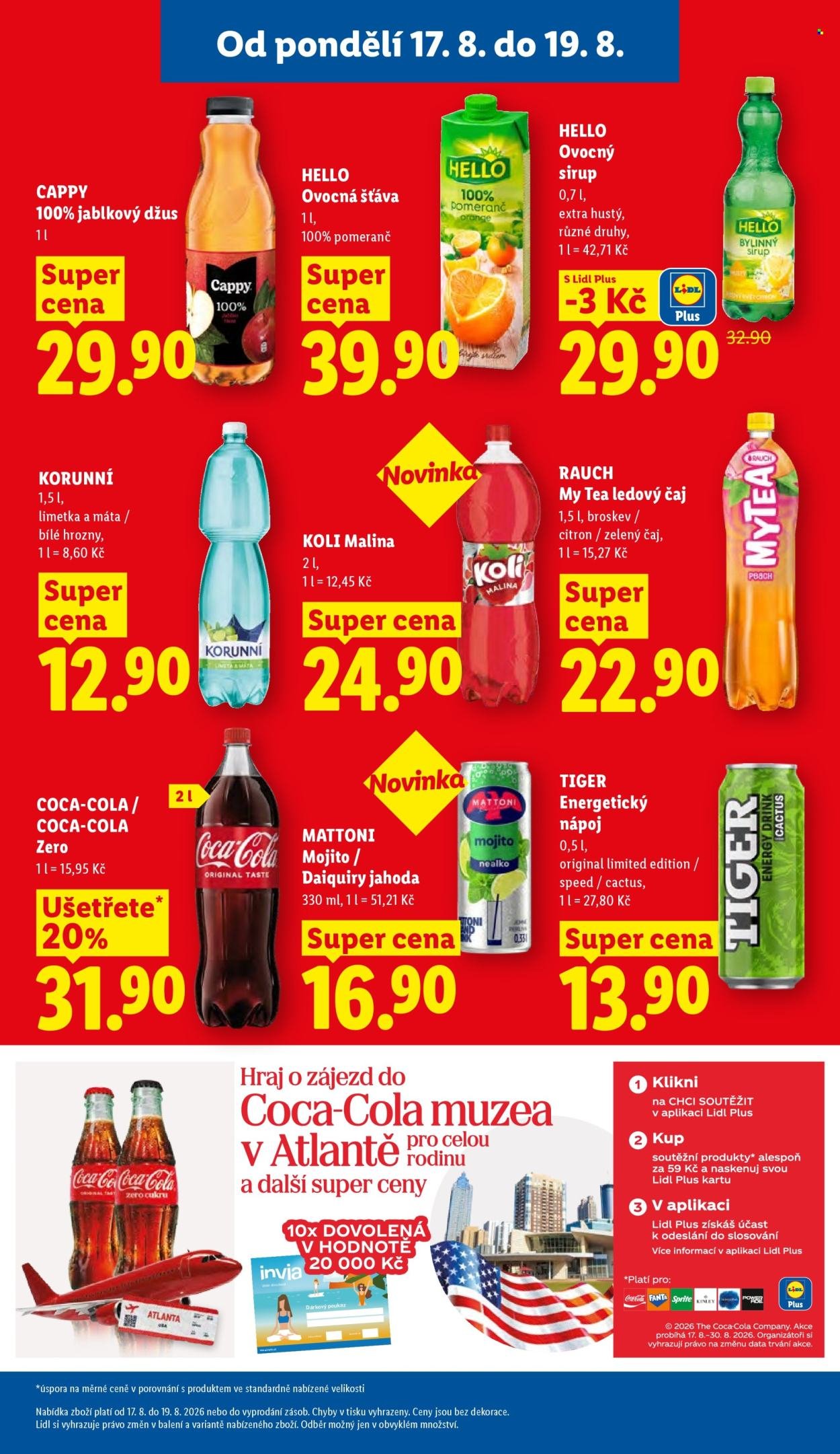 LIDL leták - Od pondělí 17.8.2026