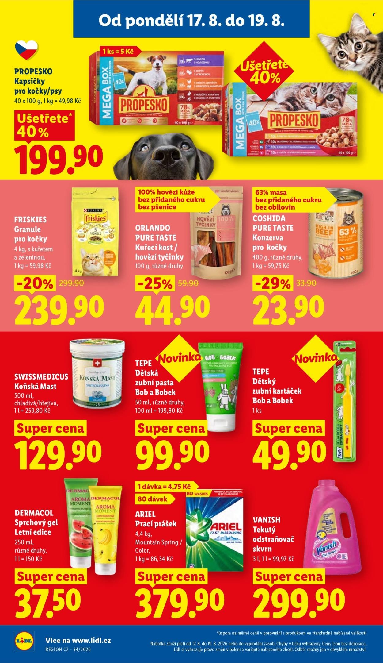 LIDL leták - Od pondělí 17.8.2026