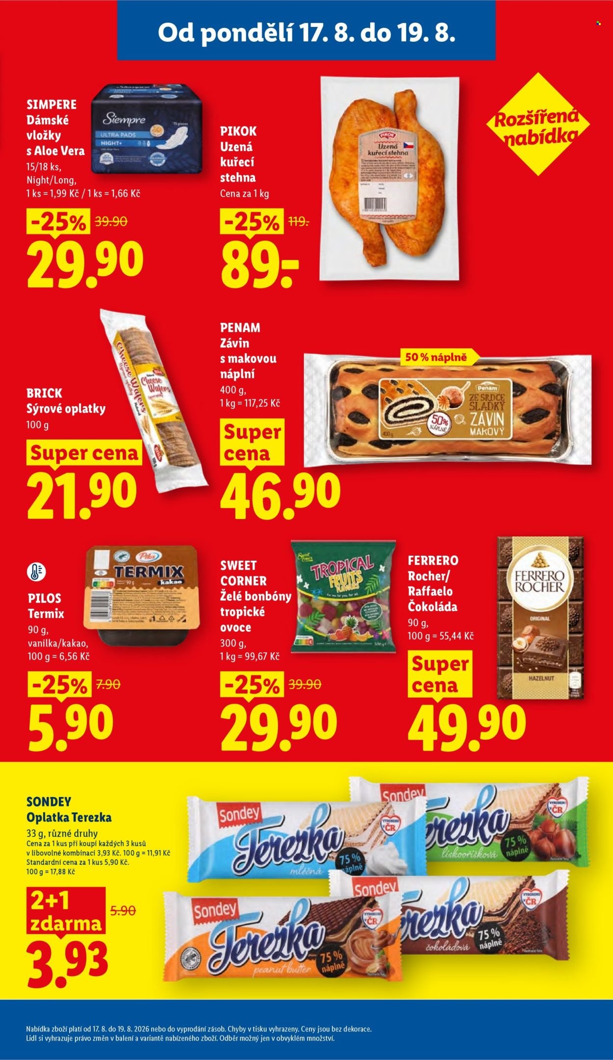 LIDL leták - Od pondělí 17.8.2026