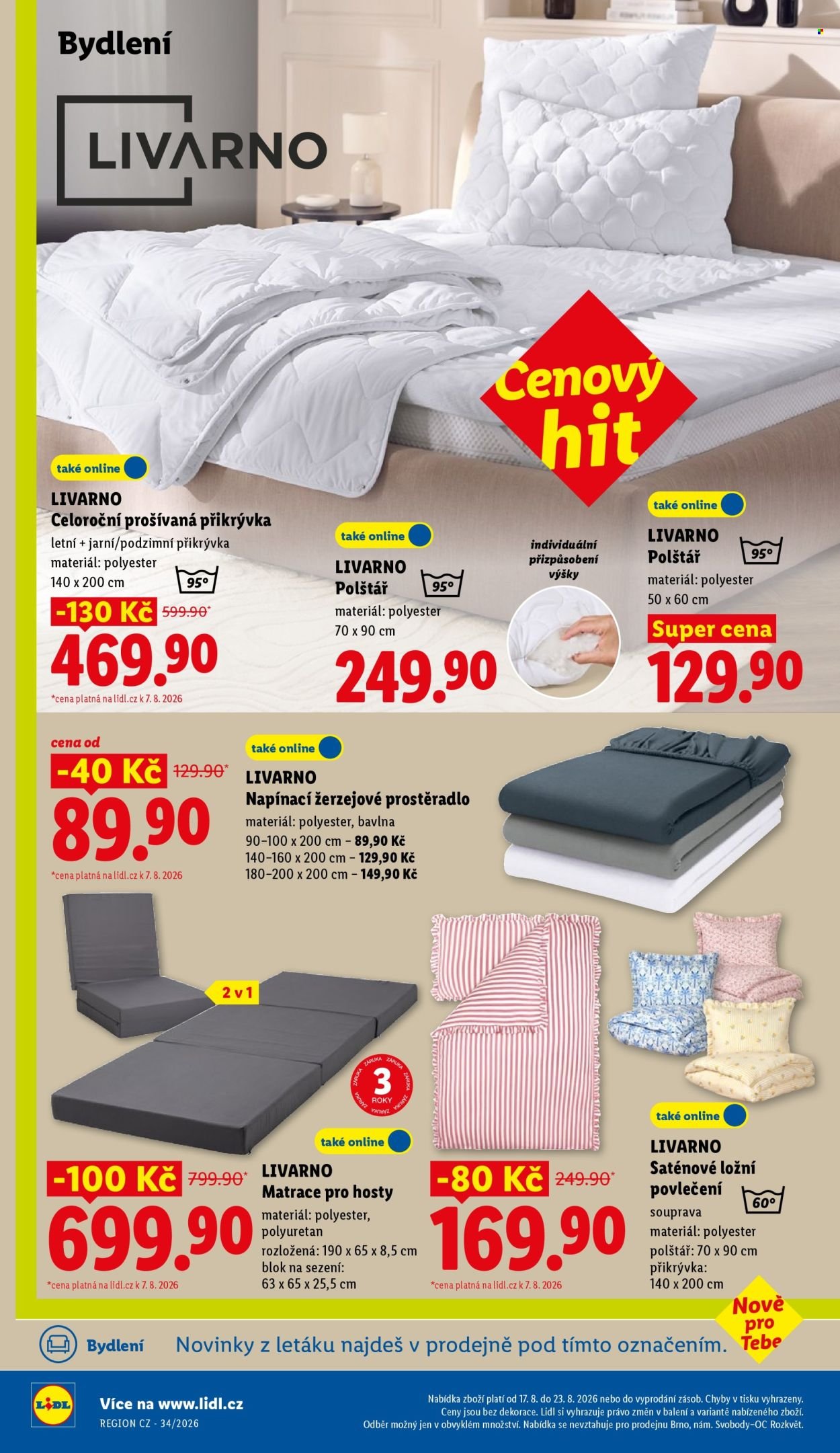LIDL leták - Od pondělí 17.8.2026