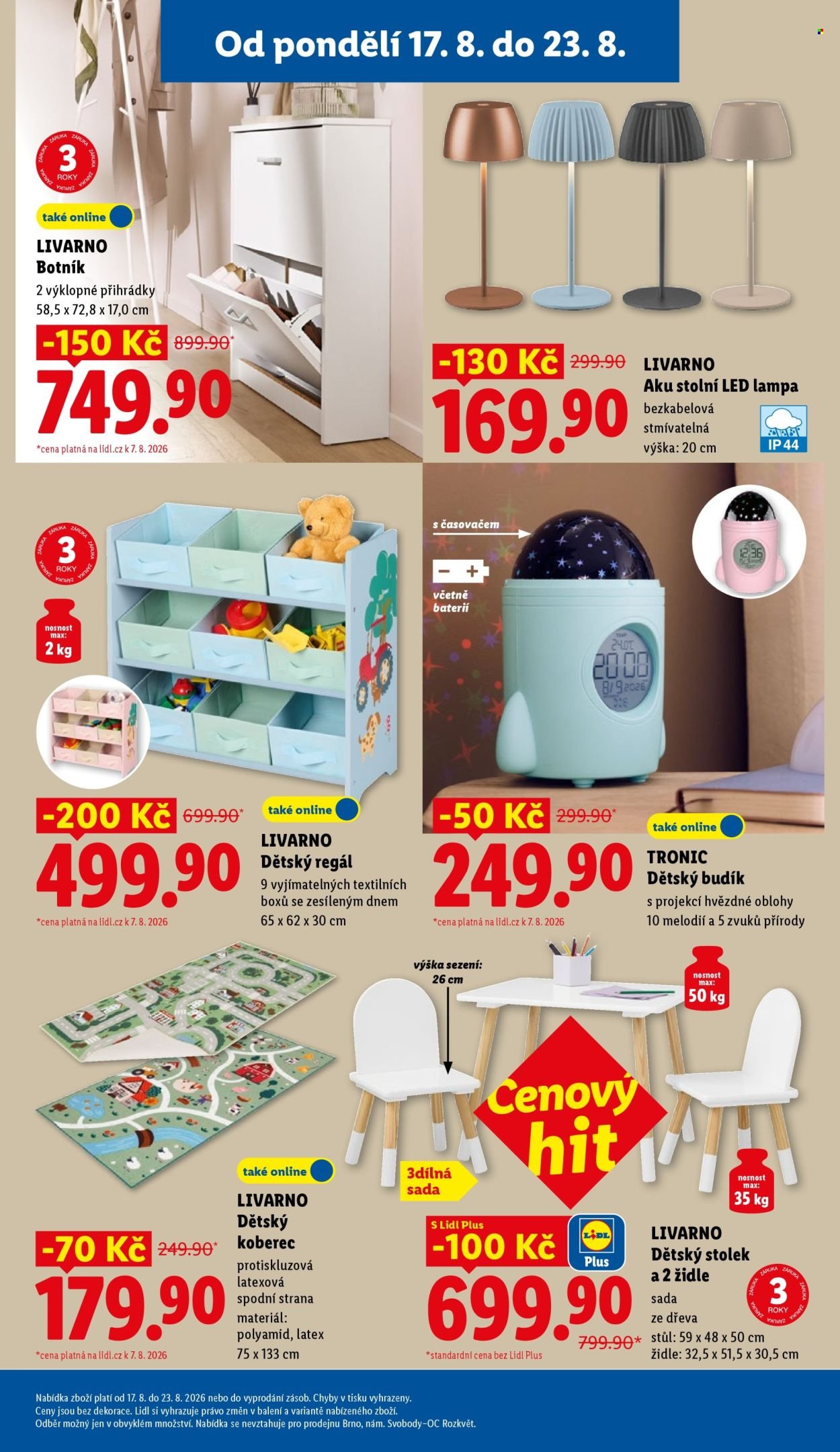 LIDL leták - Od pondělí 17.8.2026