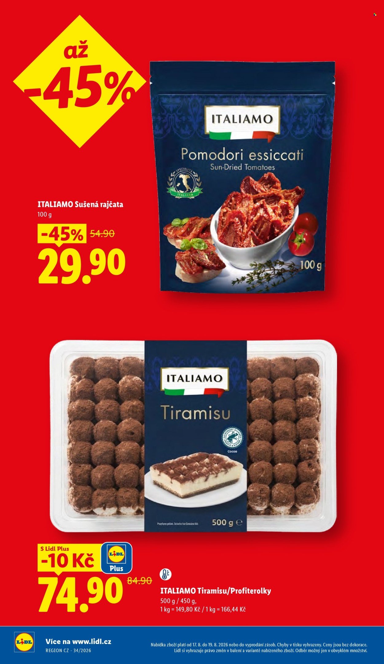 LIDL leták - Od pondělí 17.8.2026
