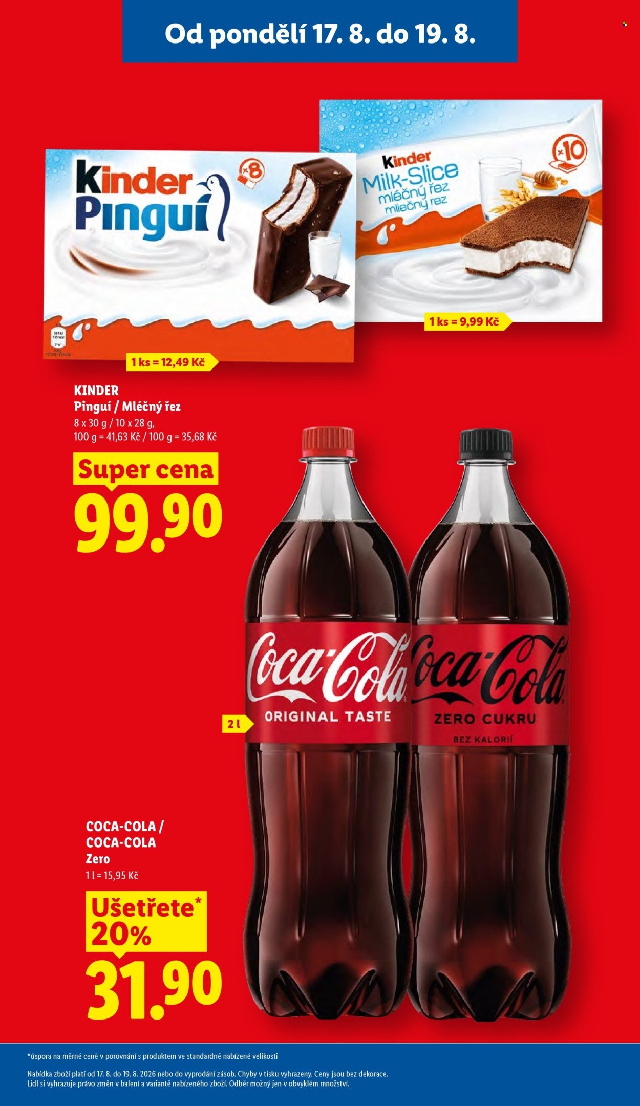 LIDL leták - Od pondělí 17.8.2026