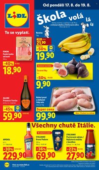LIDL leták - Od pondělí 17.8.2026