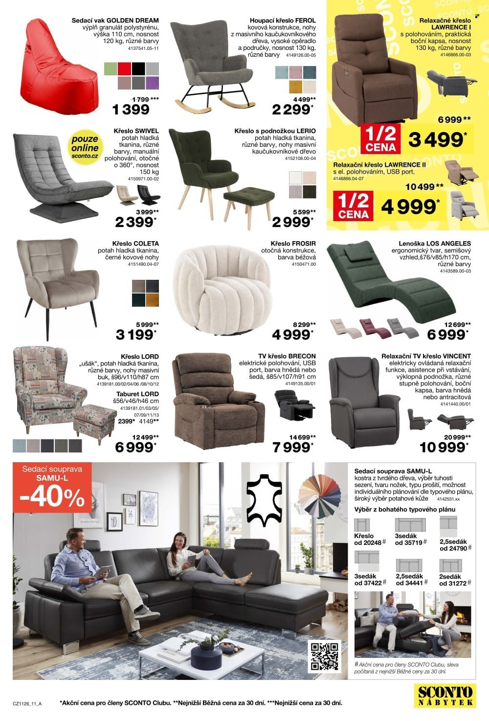 SCONTO NÁBYTEK leták - Kuchyně za polovinu!