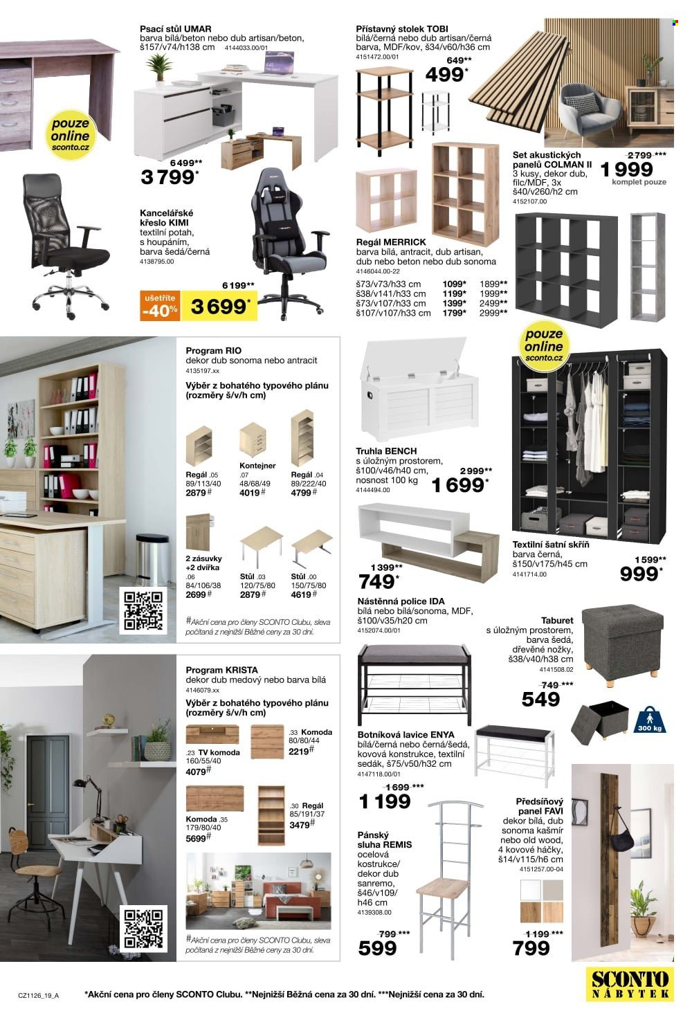 SCONTO NÁBYTEK leták - Kuchyně za polovinu!