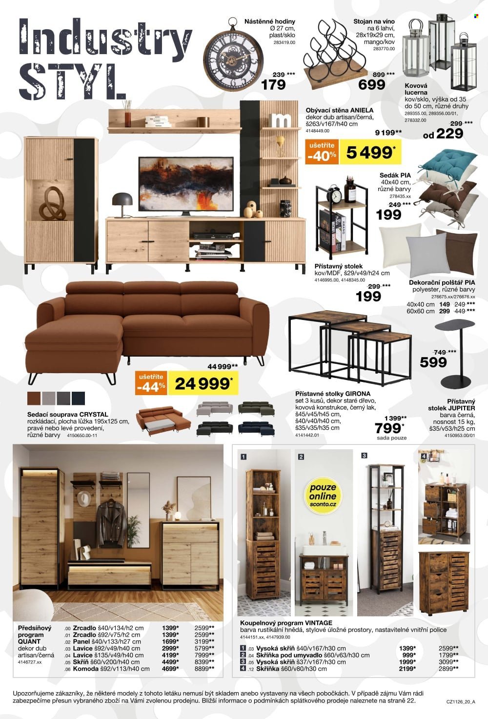 SCONTO NÁBYTEK leták - Kuchyně za polovinu!