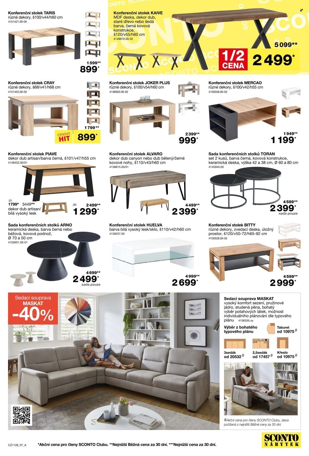 SCONTO NÁBYTEK leták - Kuchyně za polovinu!