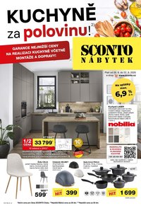 SCONTO NÁBYTEK leták - Kuchyně za polovinu!